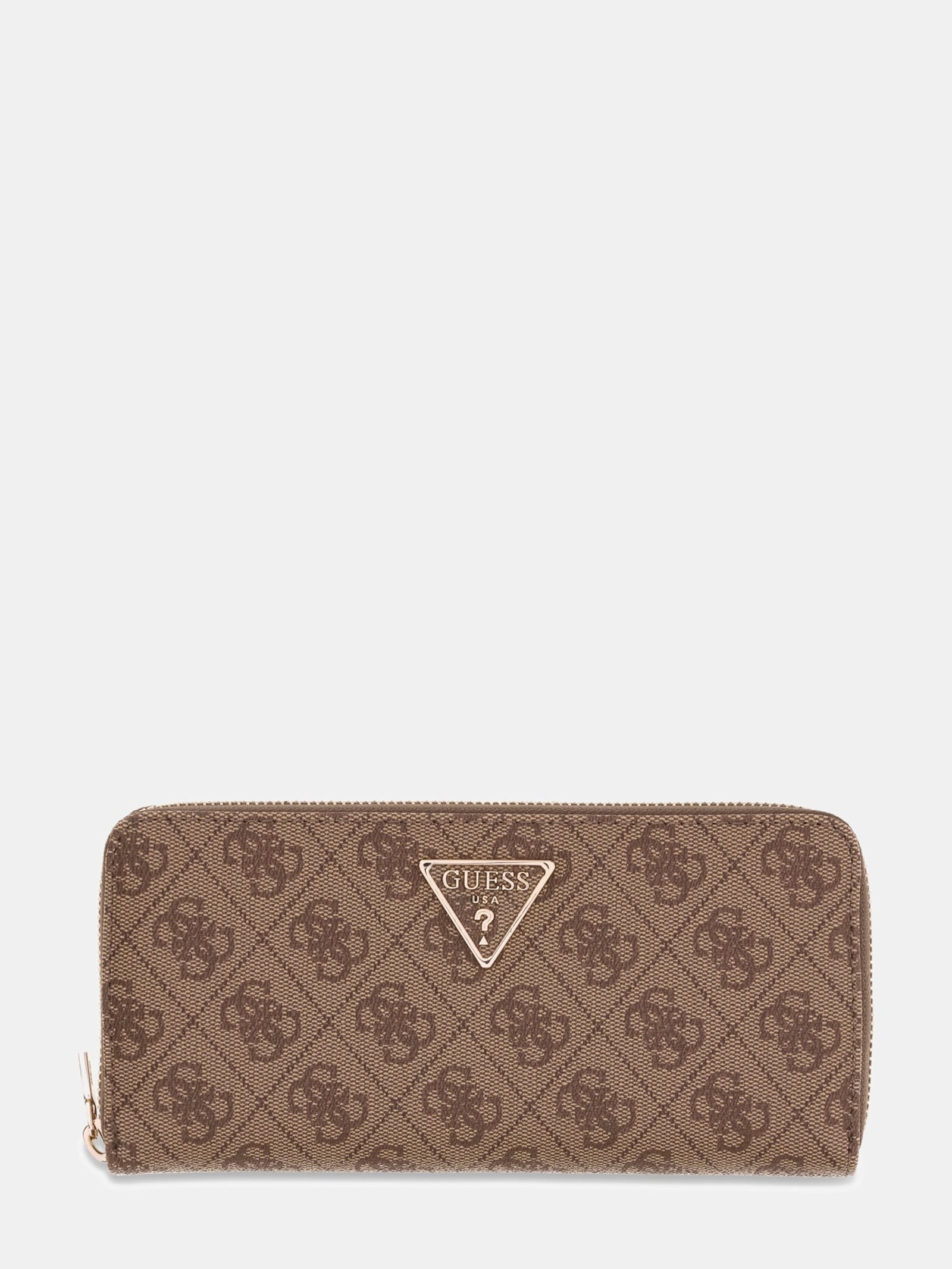 Guess Maxi-Portemonnee Laurel 4G-Logo in bruin