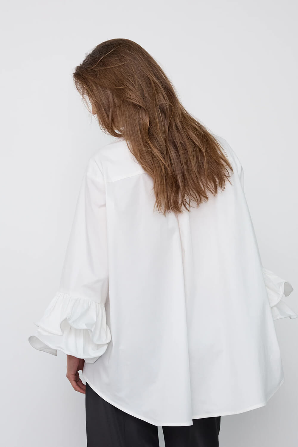 Co’couture Blouse Halen Flare Wit dames