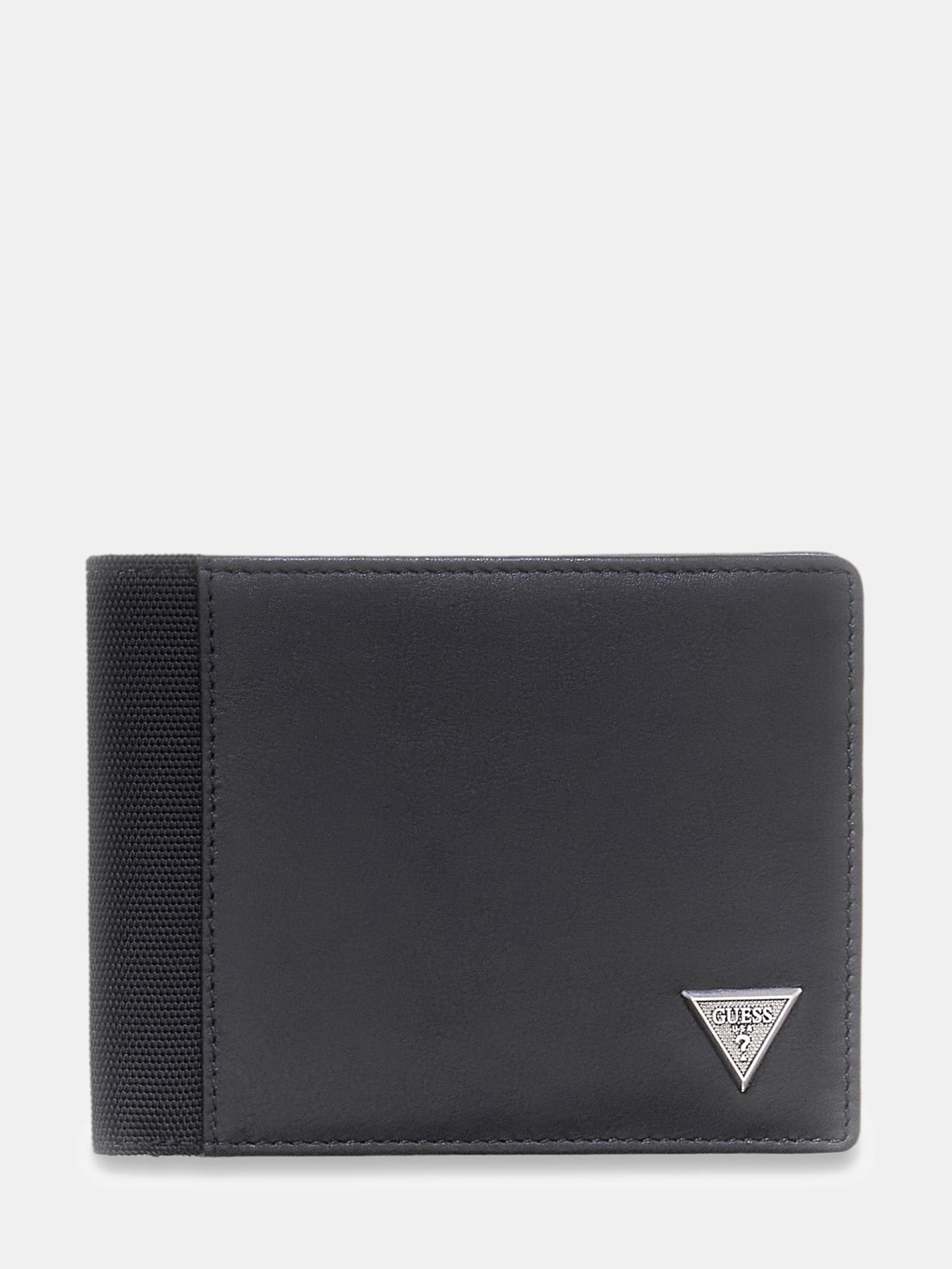 Guess Berna Portemonnee Van Echt Leer Met Logo