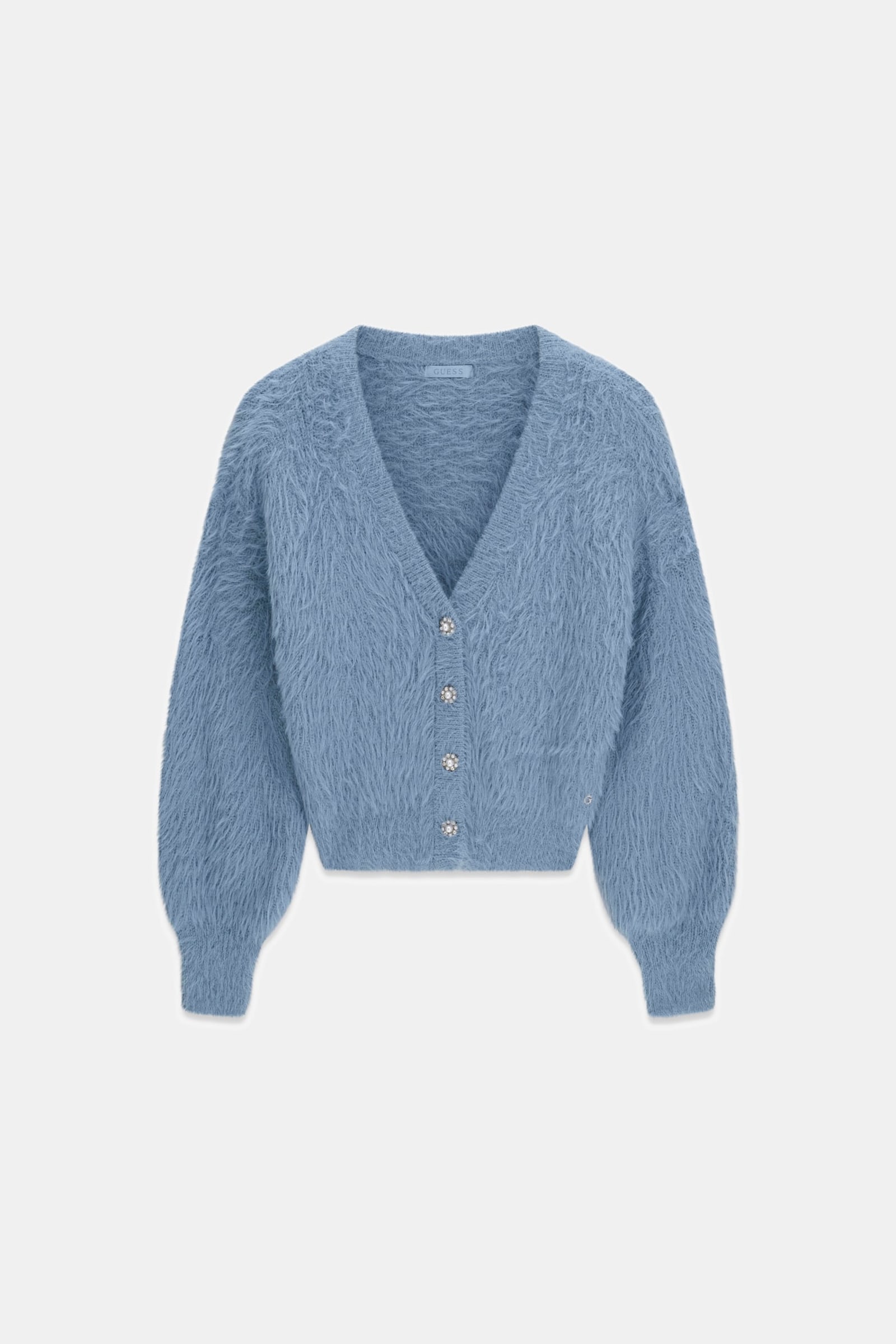 Guess Gebreid Vest in blauw