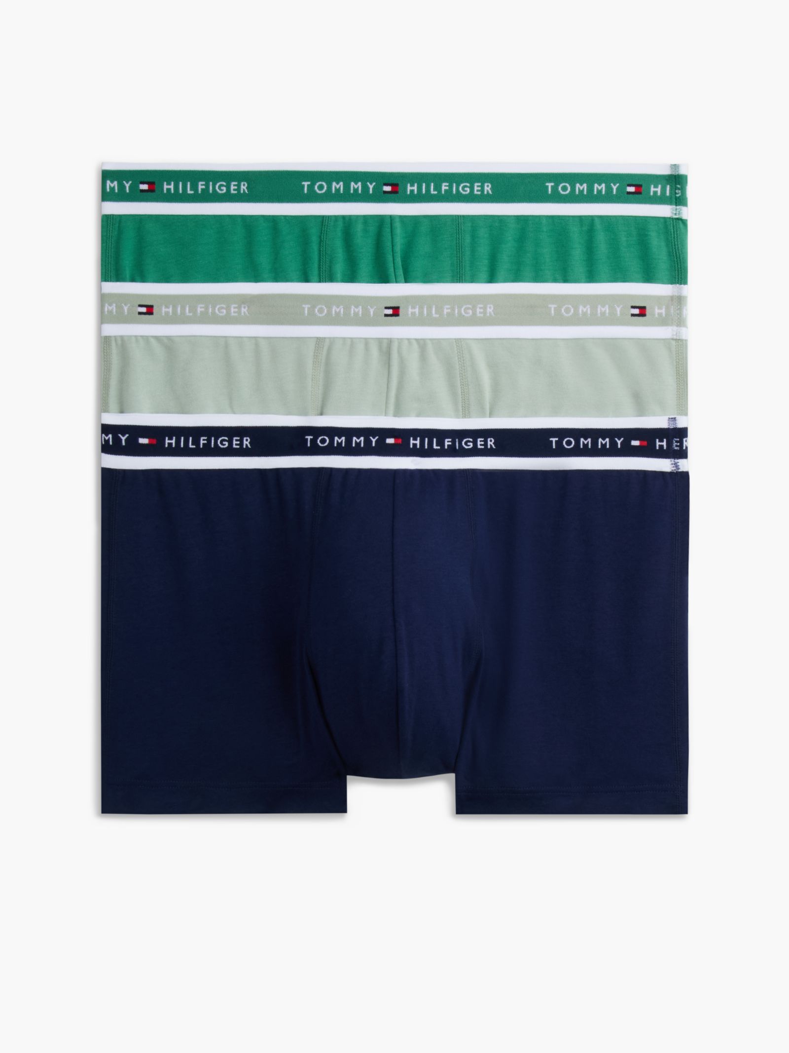 Tommy Hilfiger Set van 3 boxershorts met Signature logotaille in multicolor