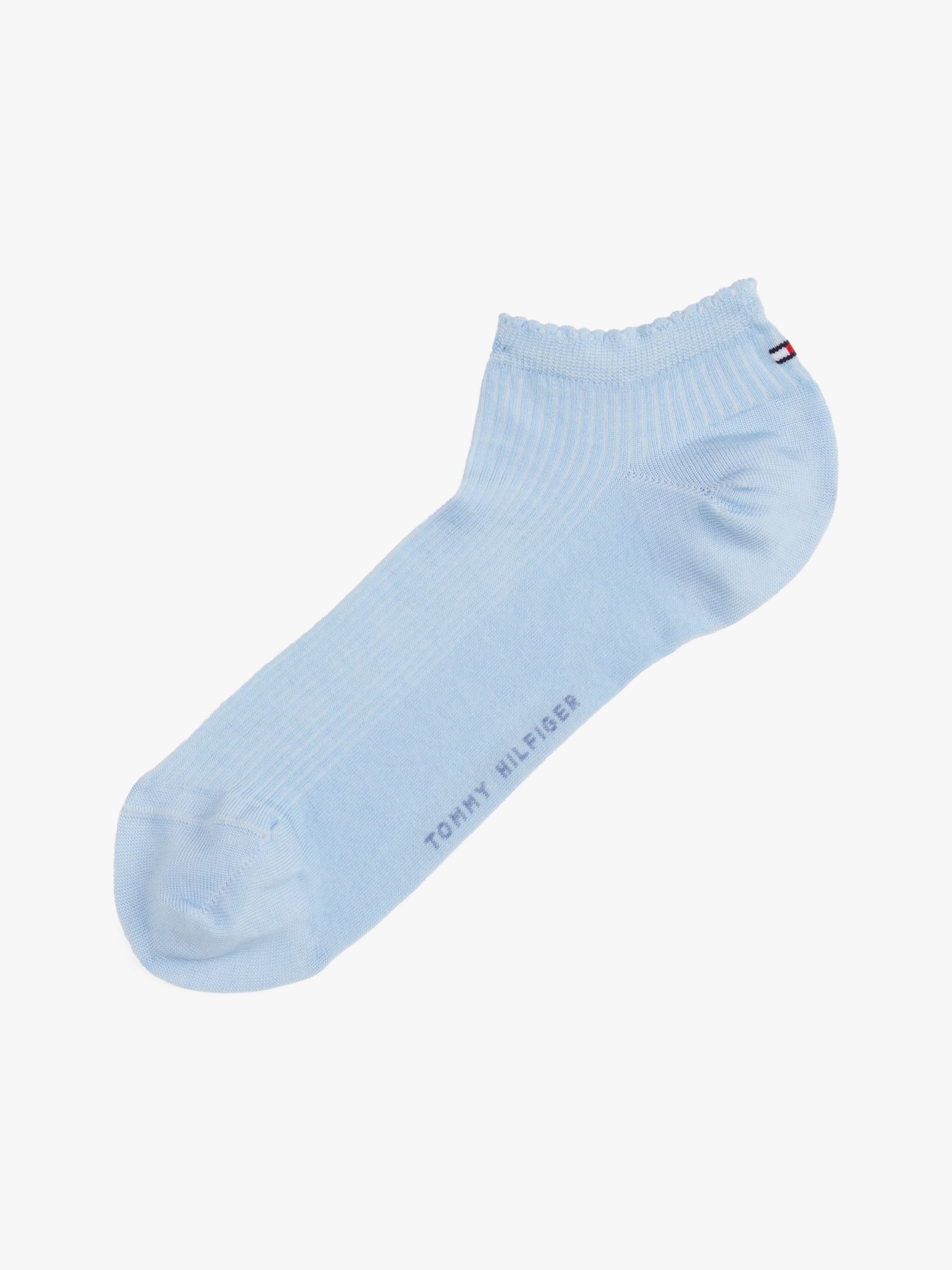Tommy Hilfiger Ribgebreide sneakersokken in blauw
