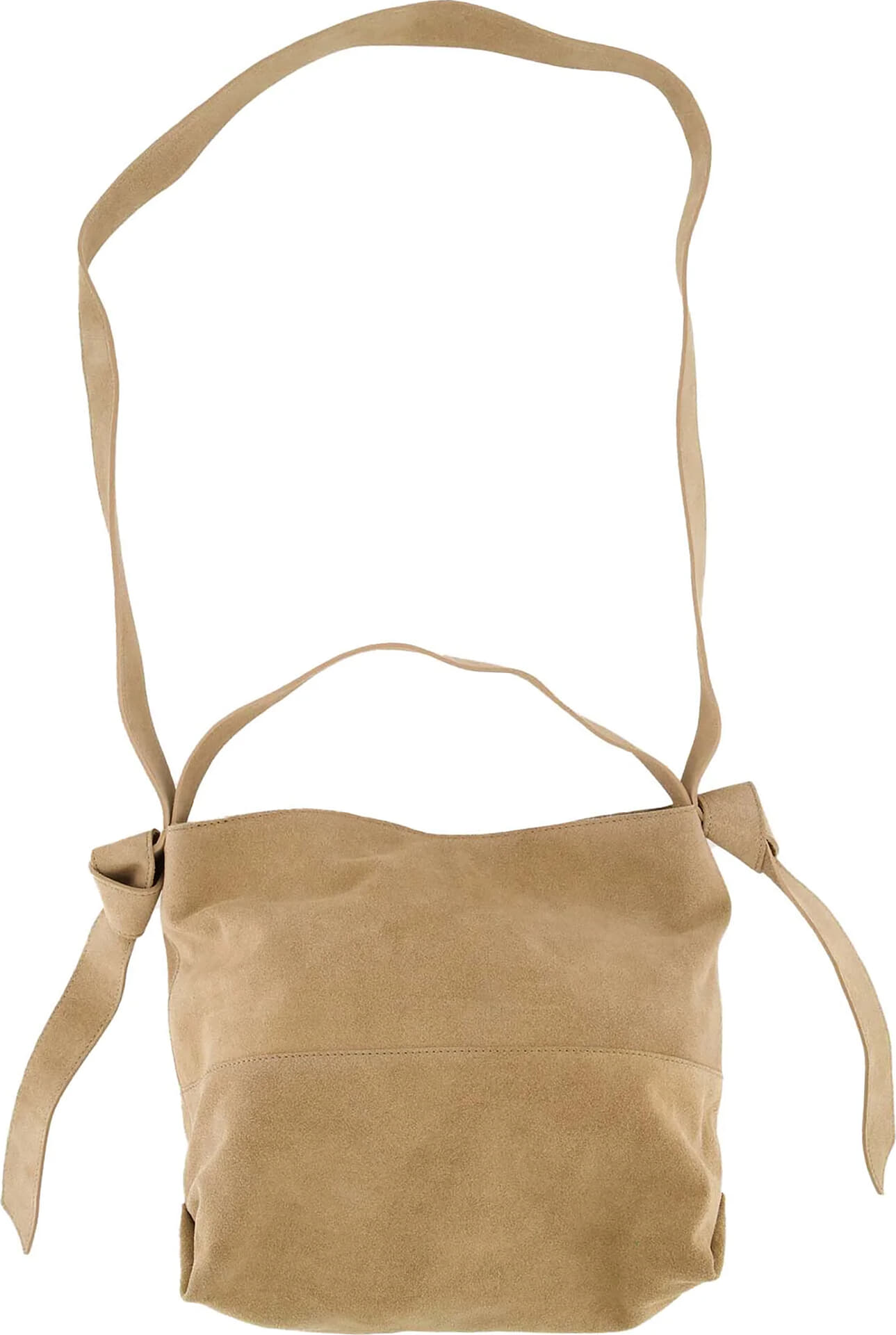 Zusss Tas Suede Knoop Beige dames