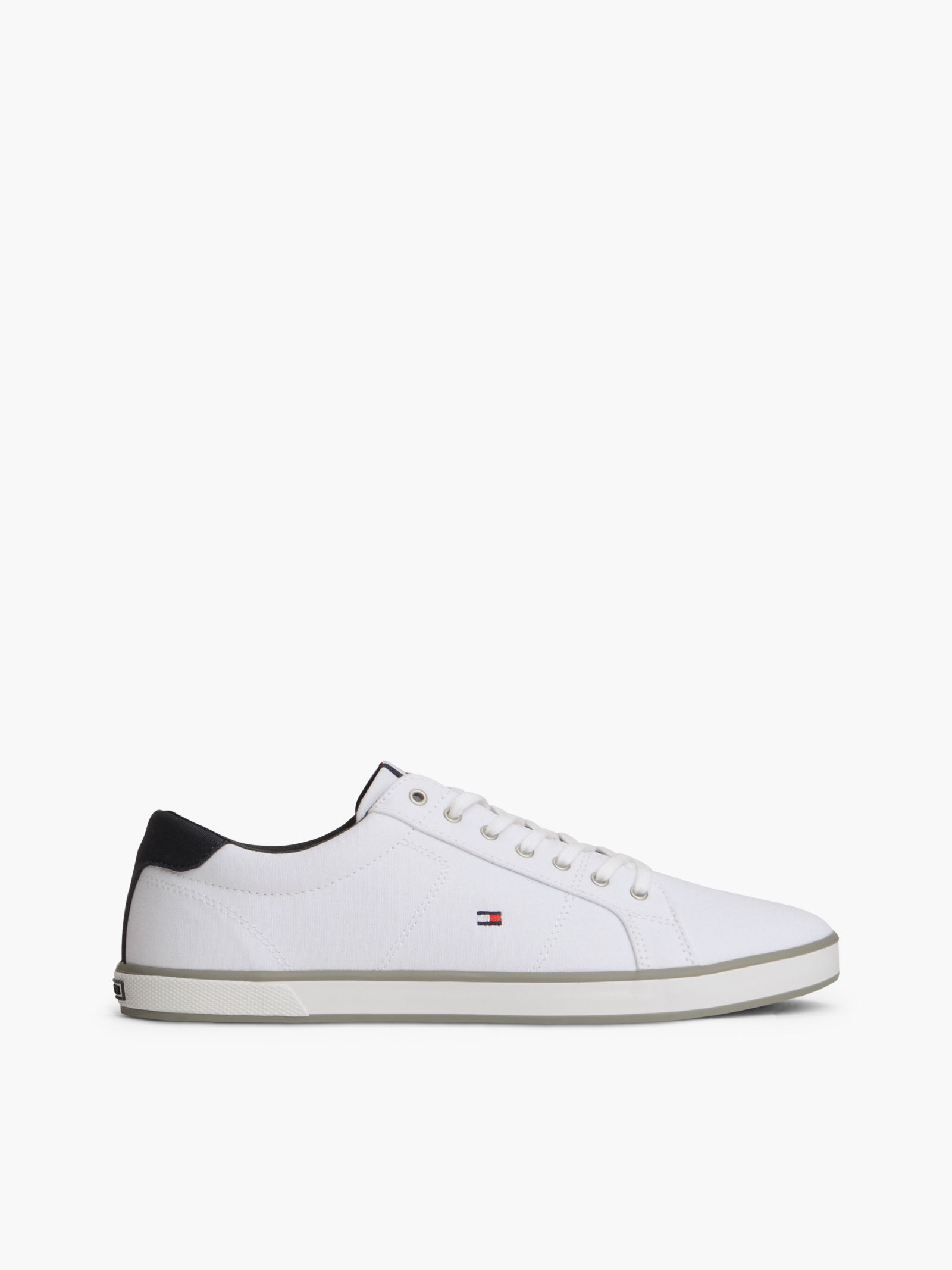 Tommy Hilfiger Sneaker van canvas met veters in wit