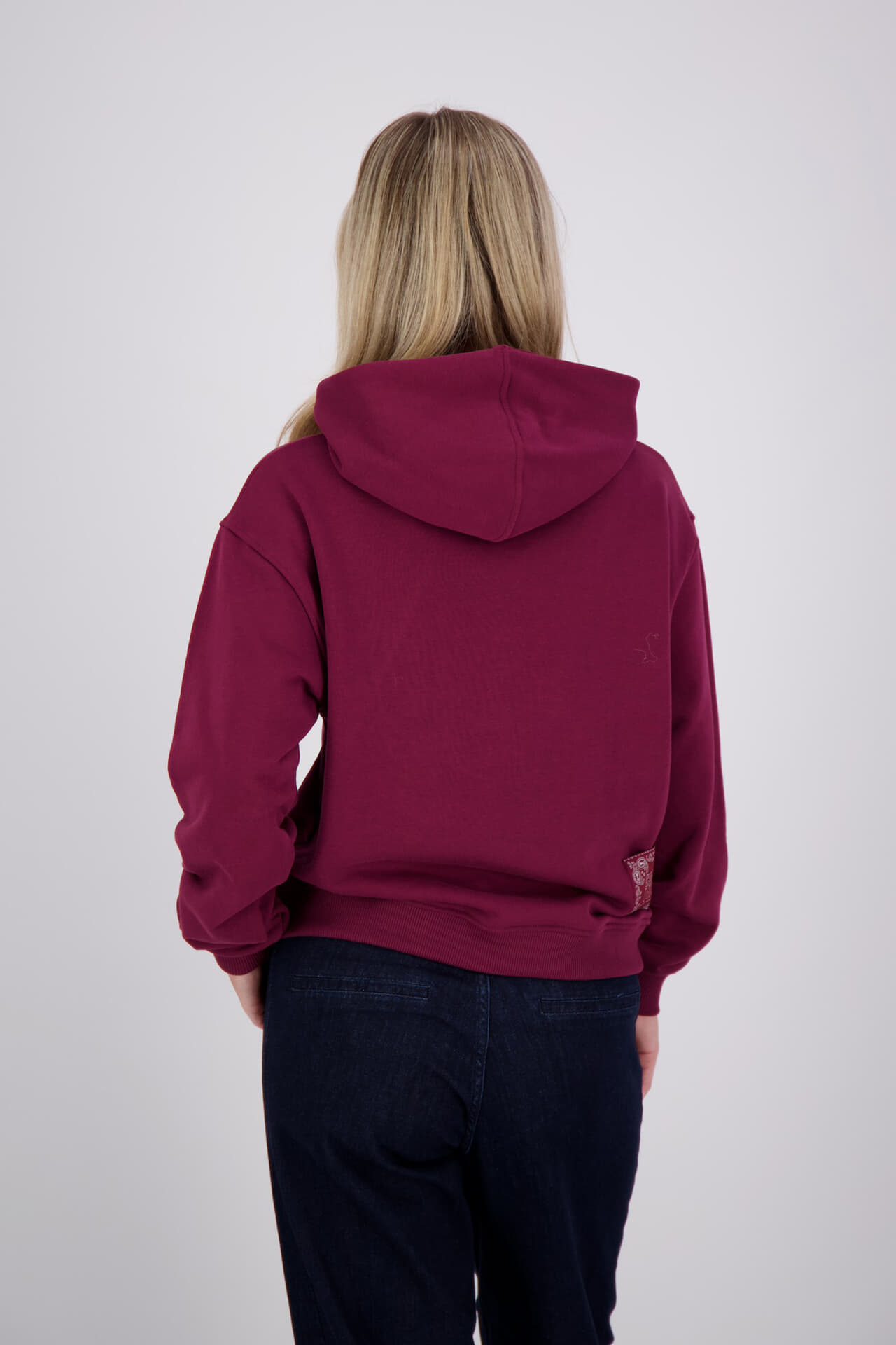The Shirt Project Hood Bordeaux Rood dames