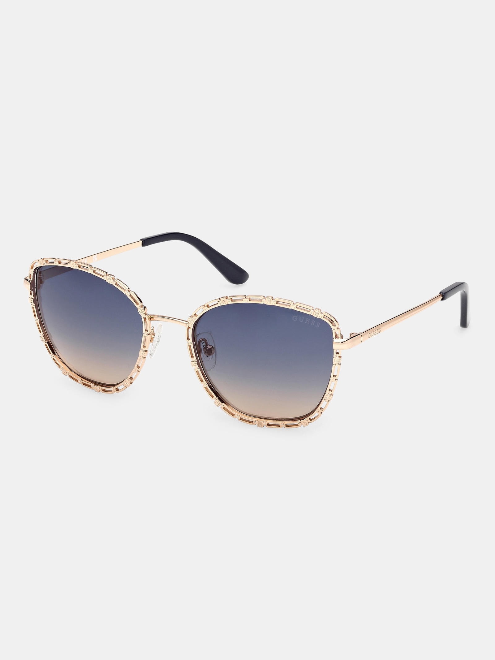 Guess Ronde Zonnebrillen for women in goud