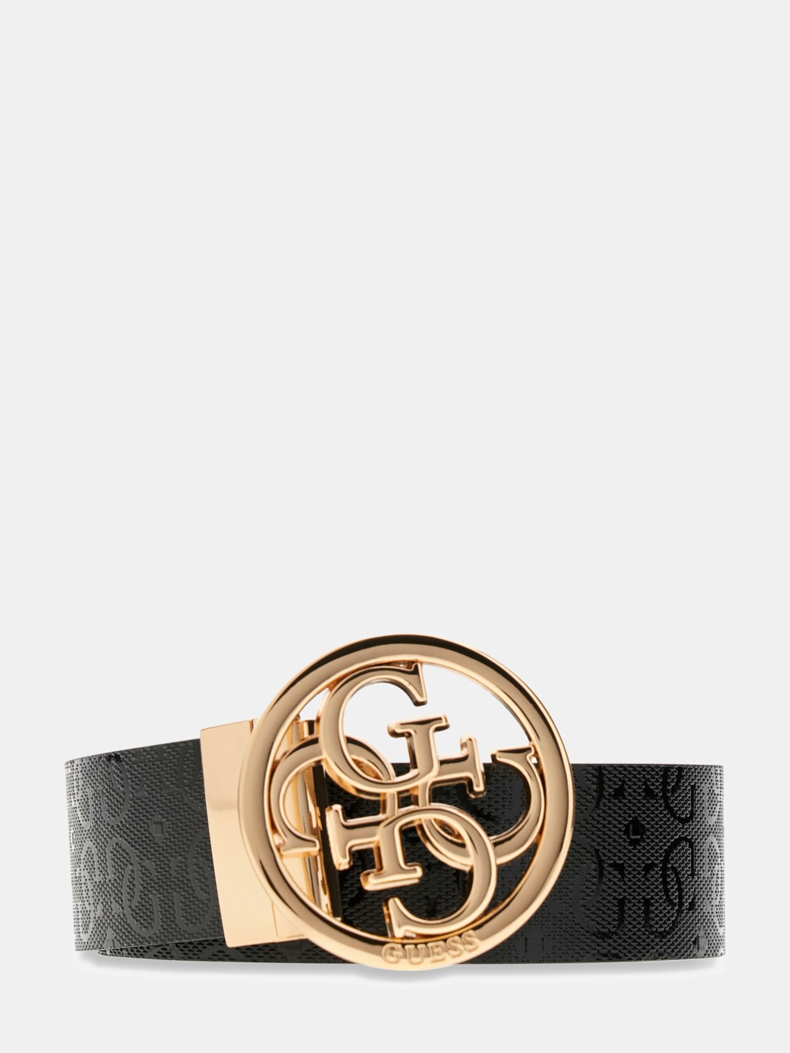 Guess Stacey 4G Logo Riem in zwart