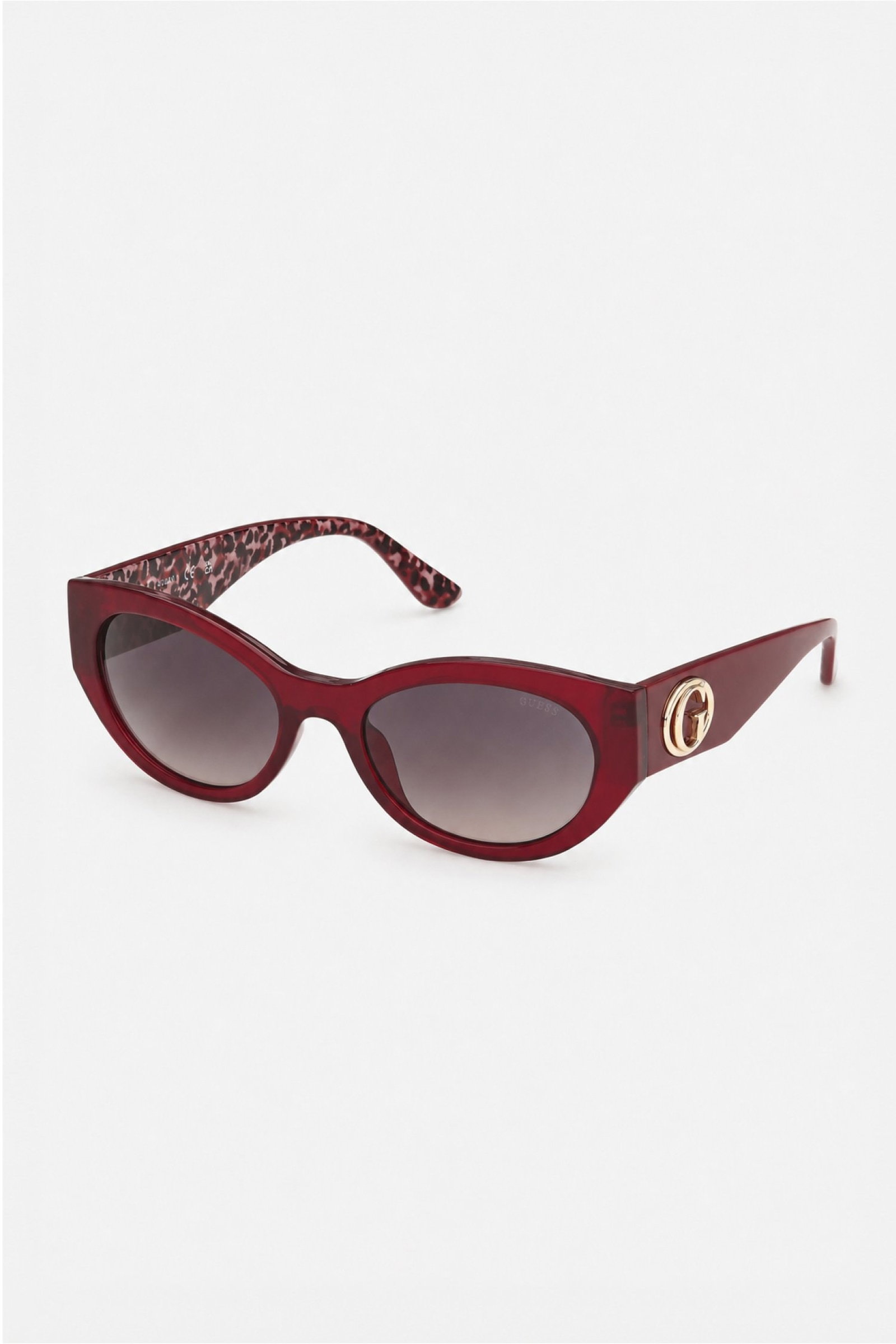 Guess Ovale Zonnebril in roze