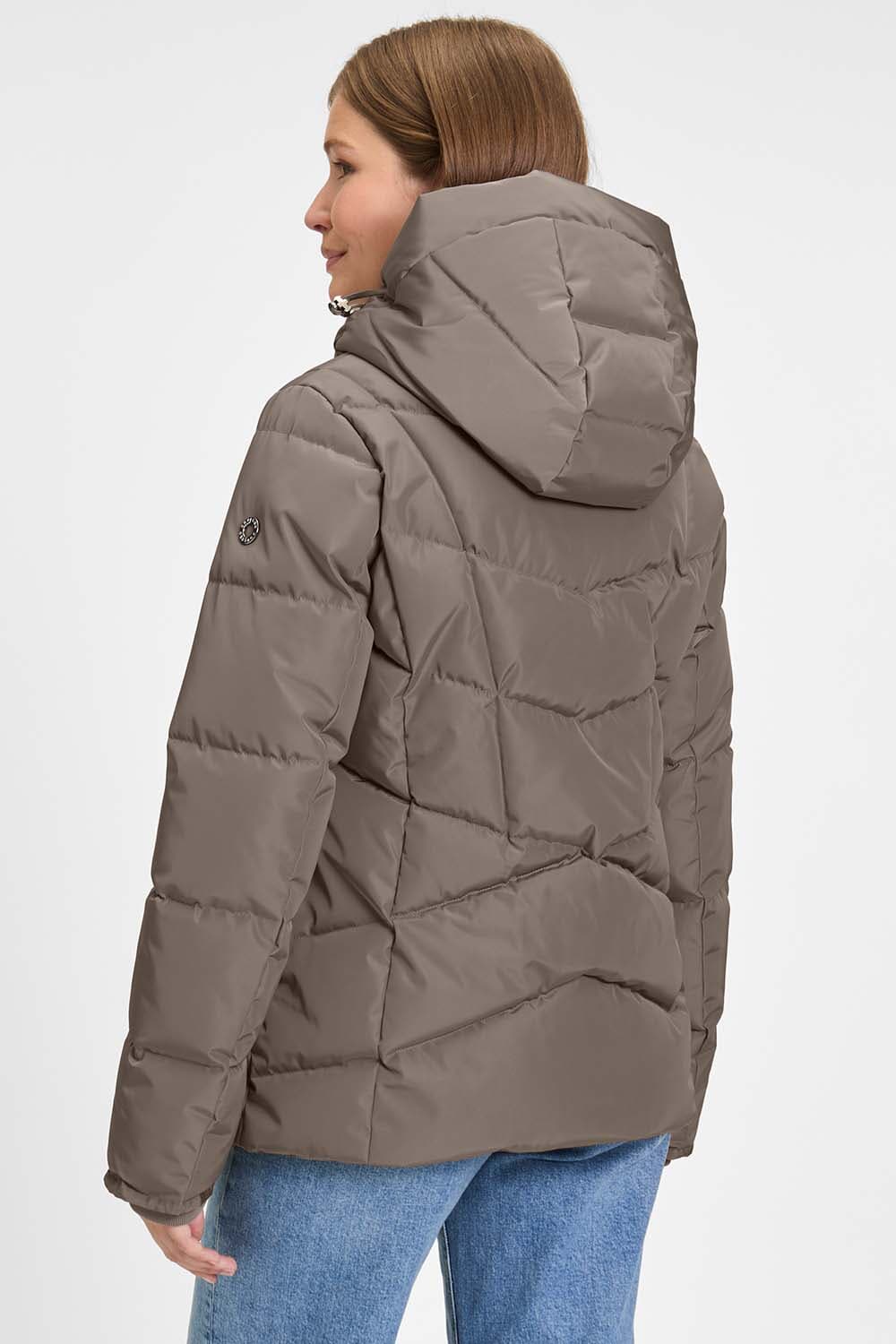 Covered Jas Anna Beige dames