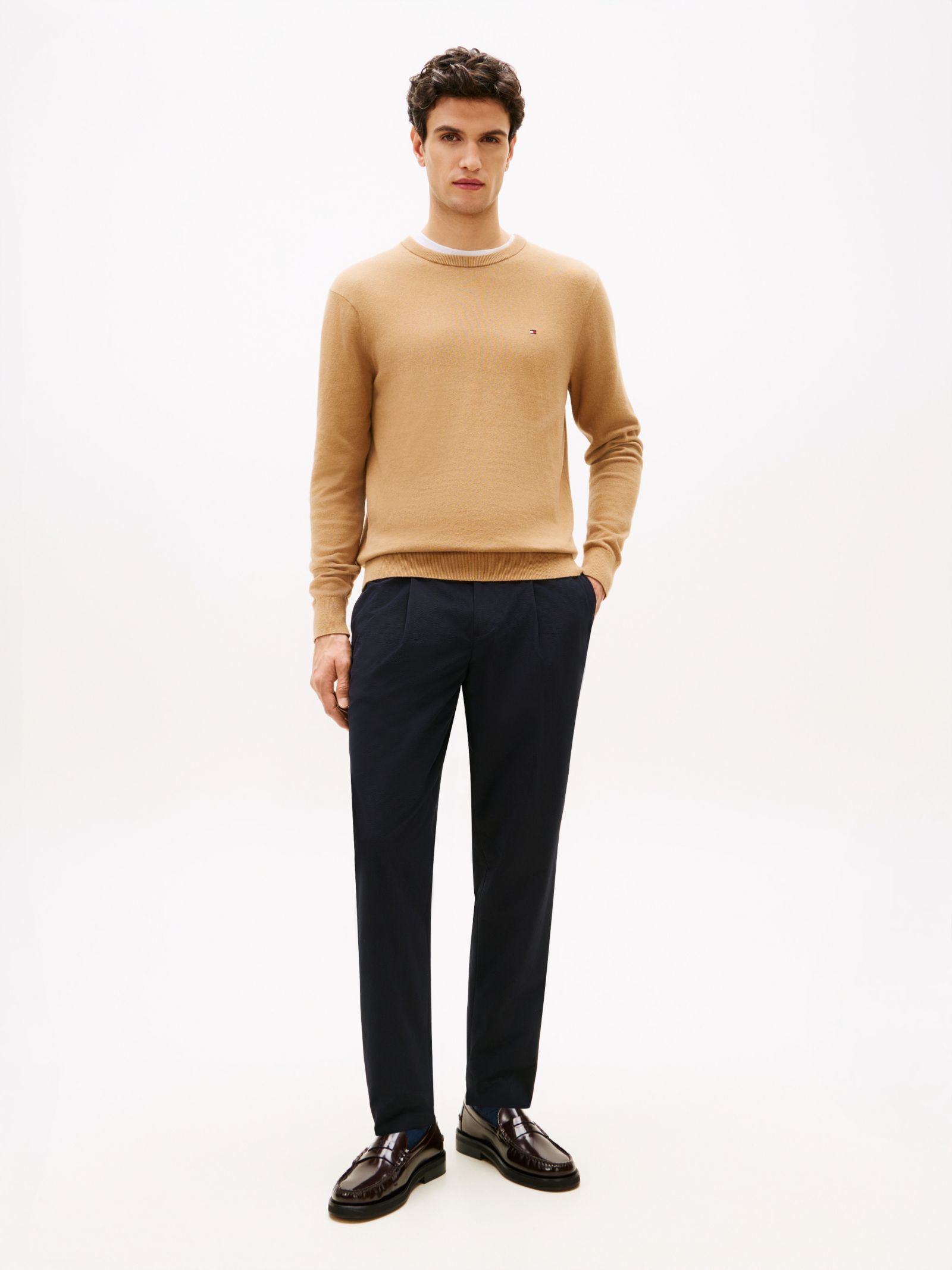 Tommy Hilfiger Performance compacte seersucker broek