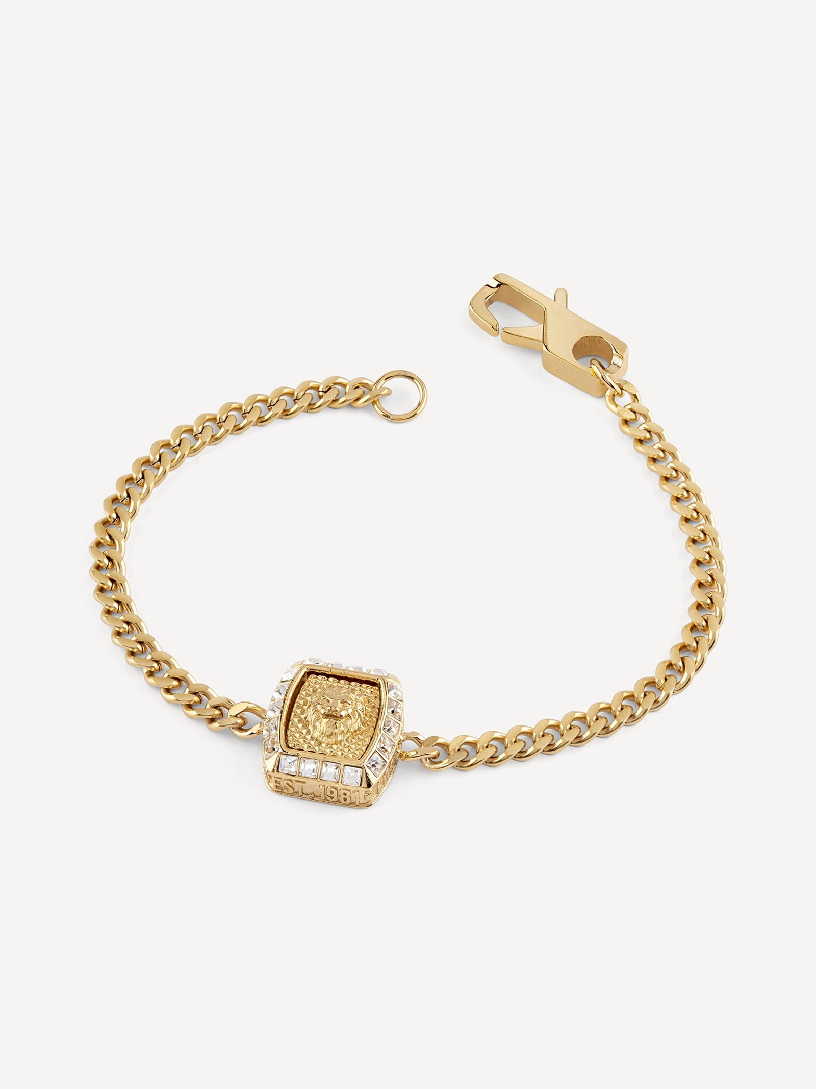 Guess Lion King Armband in goud