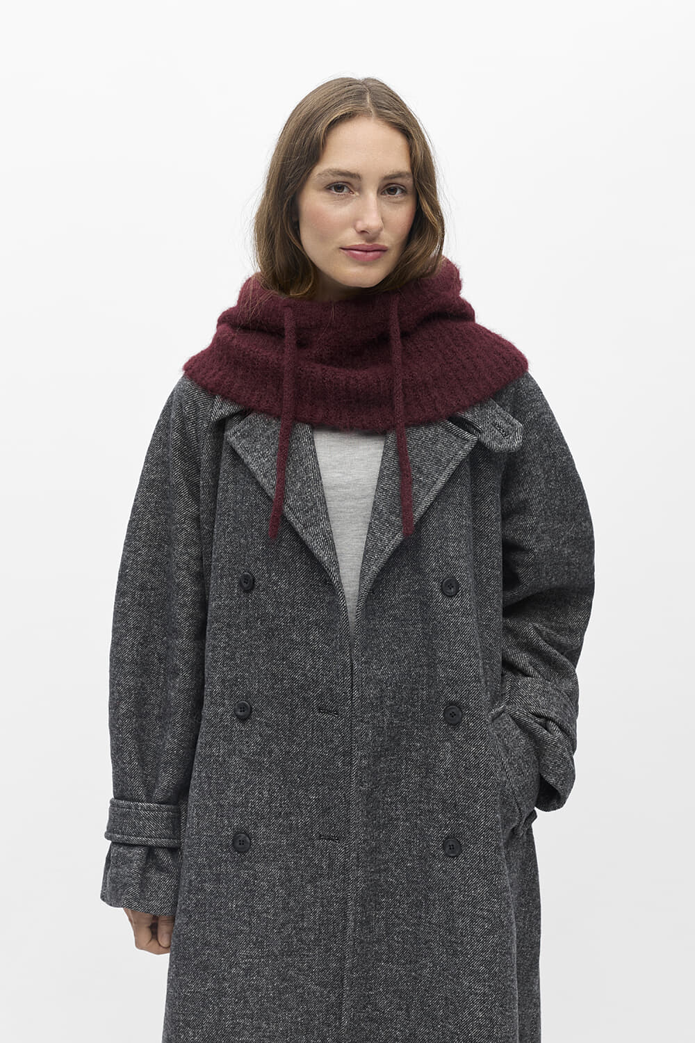 Object Muts Milu Balaclava Bordeaux Rood dames