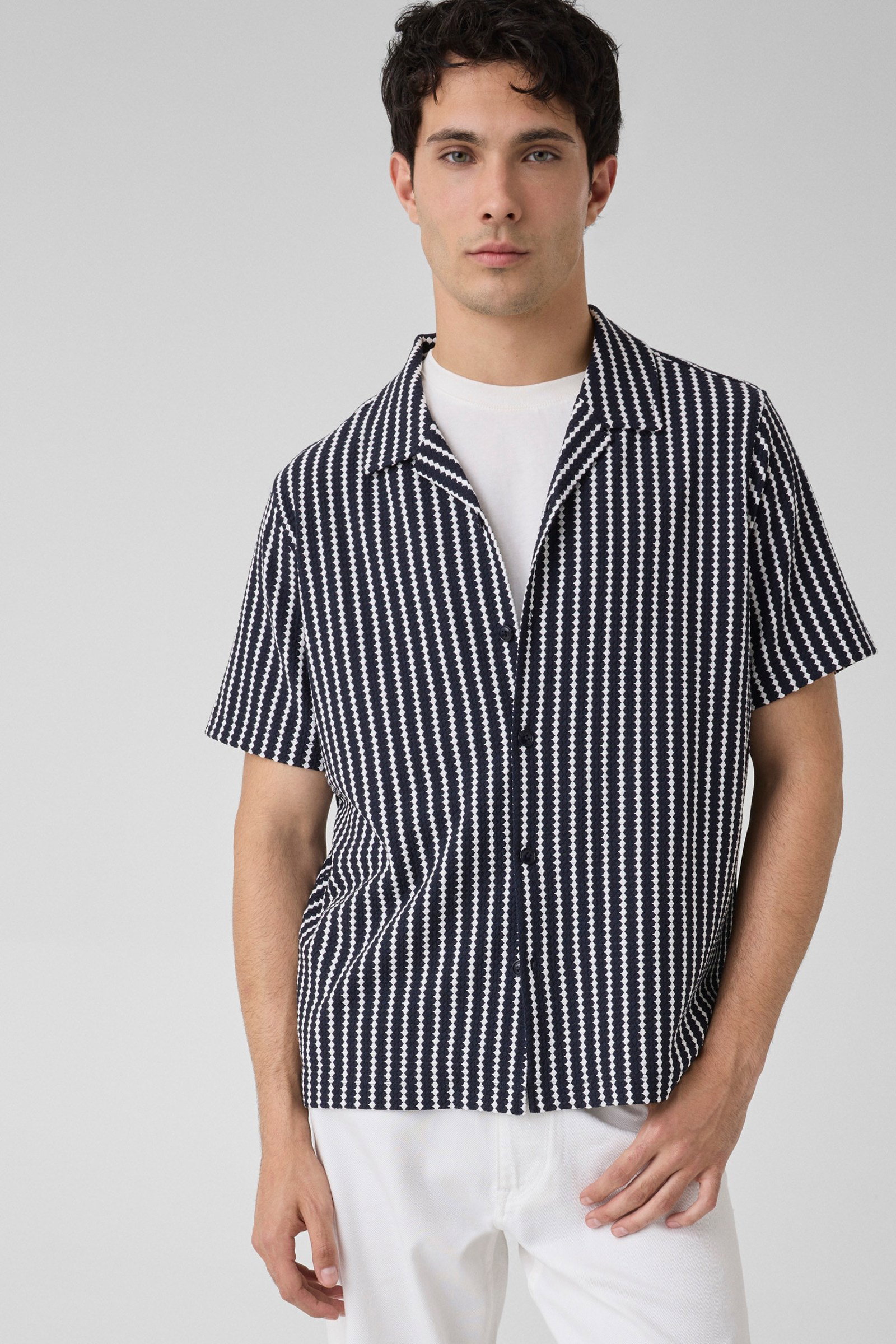 Guess Jacquard Overhemd in blauw
