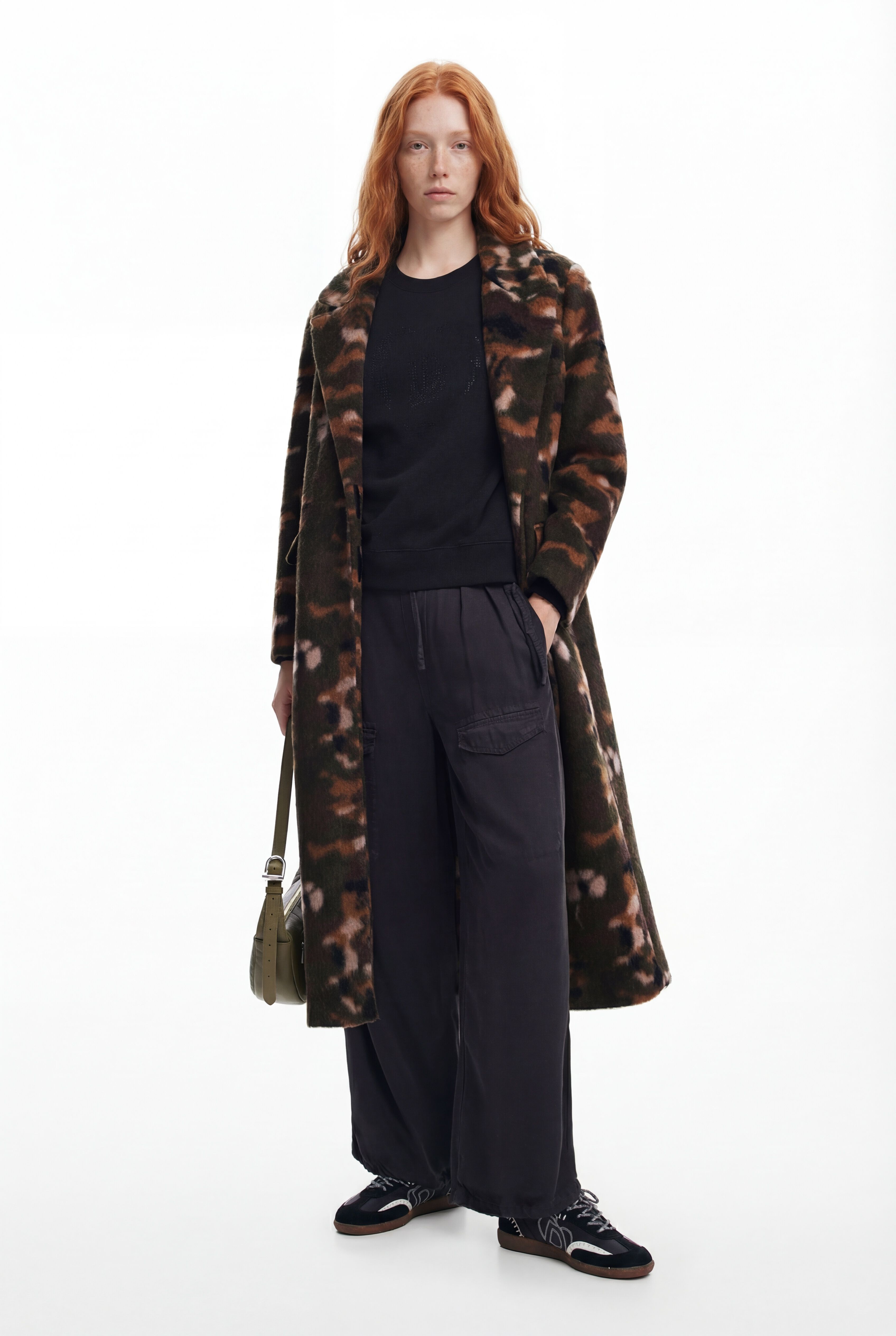 Desigual Lange jas met print