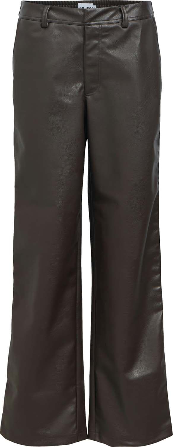 Object Pantalon Liva Mw Wide Bruin dames