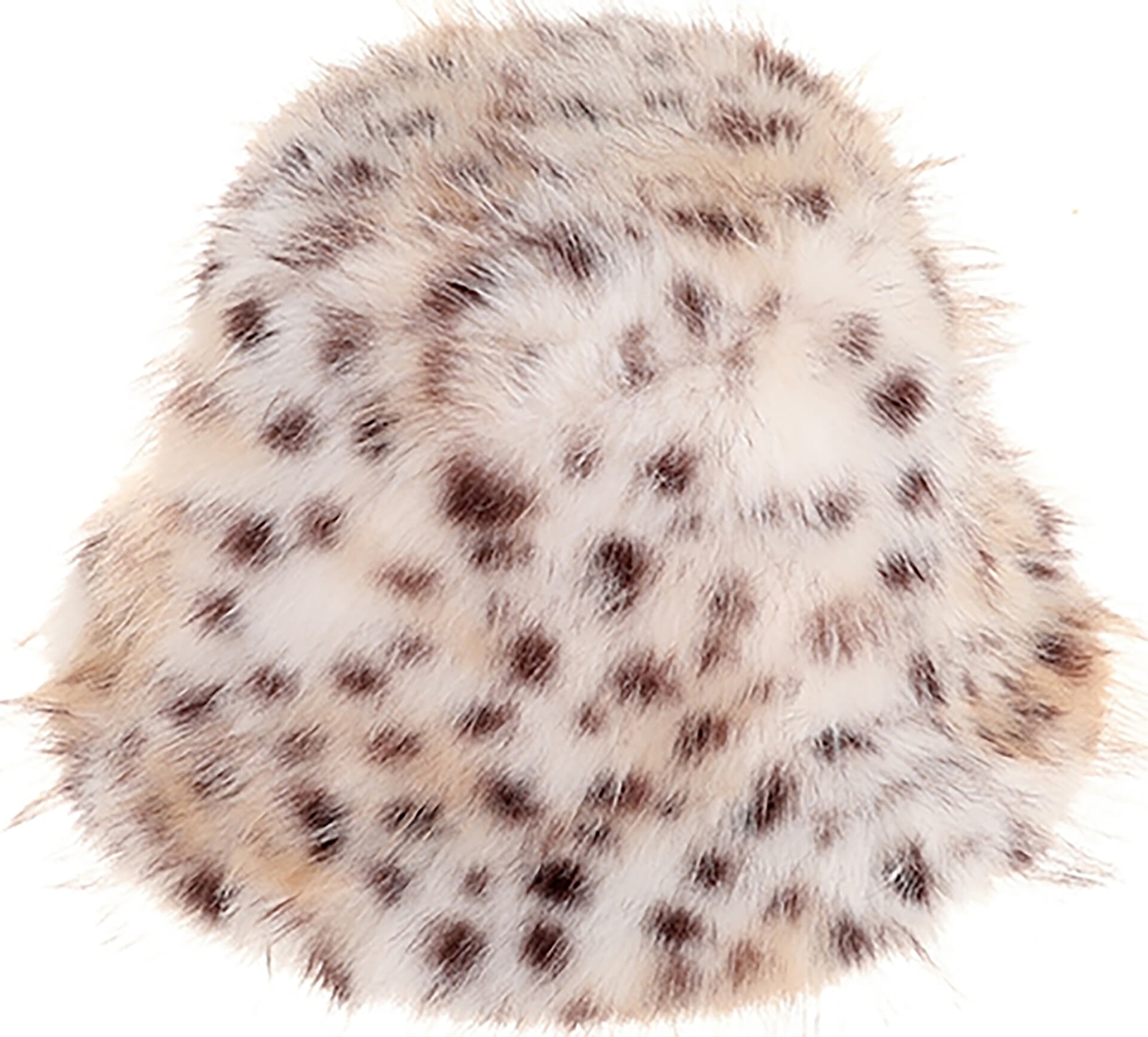 Bomont Hoedje Fluffy panter Off White dames