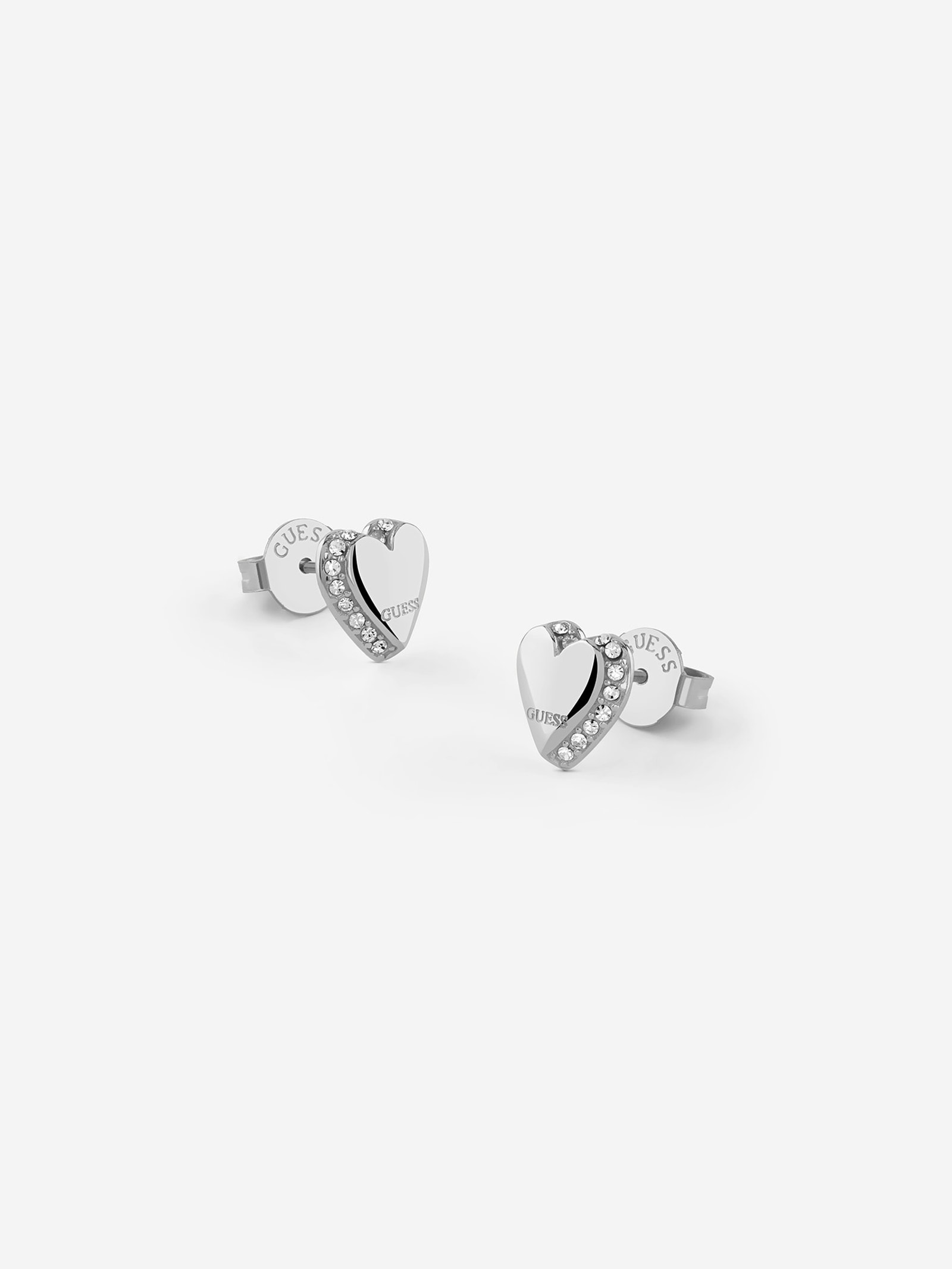 Guess By Your Side Oorbellen in zilver