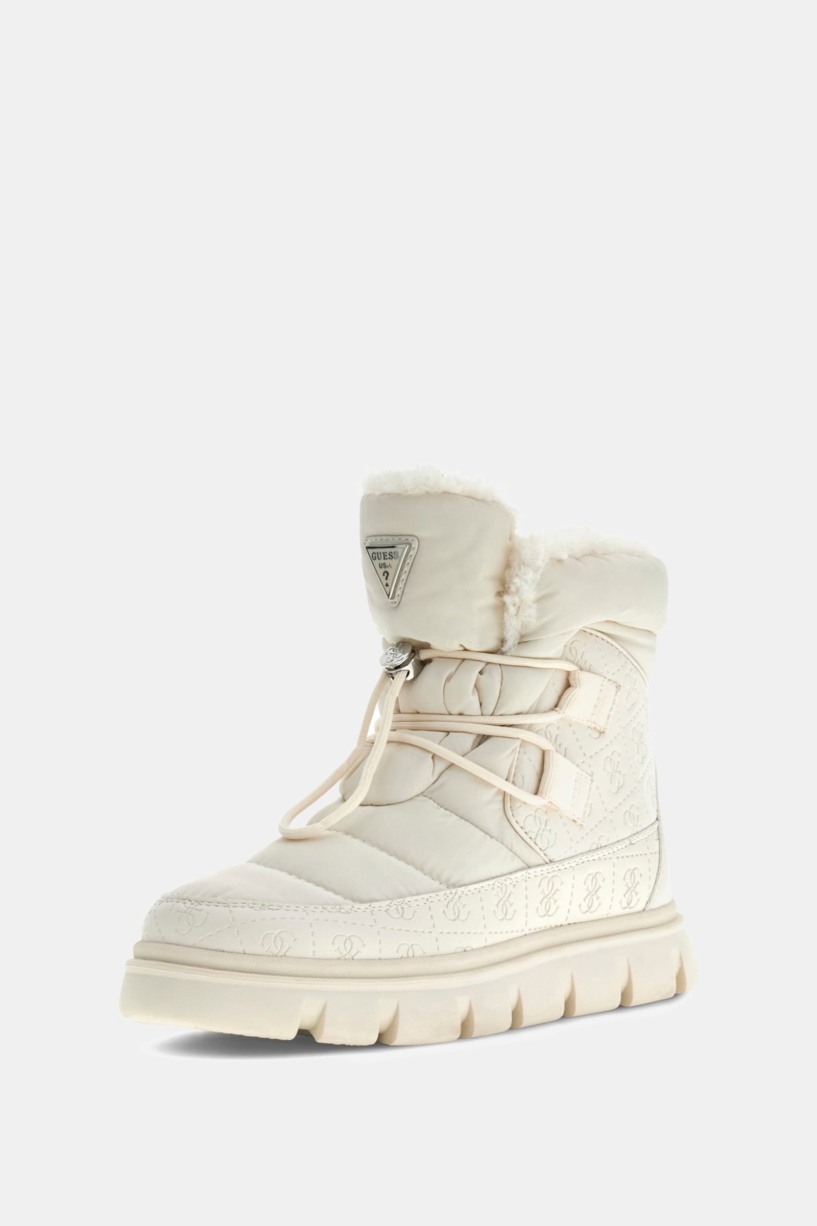 Guess Mabry Nylon Laarzen in beige