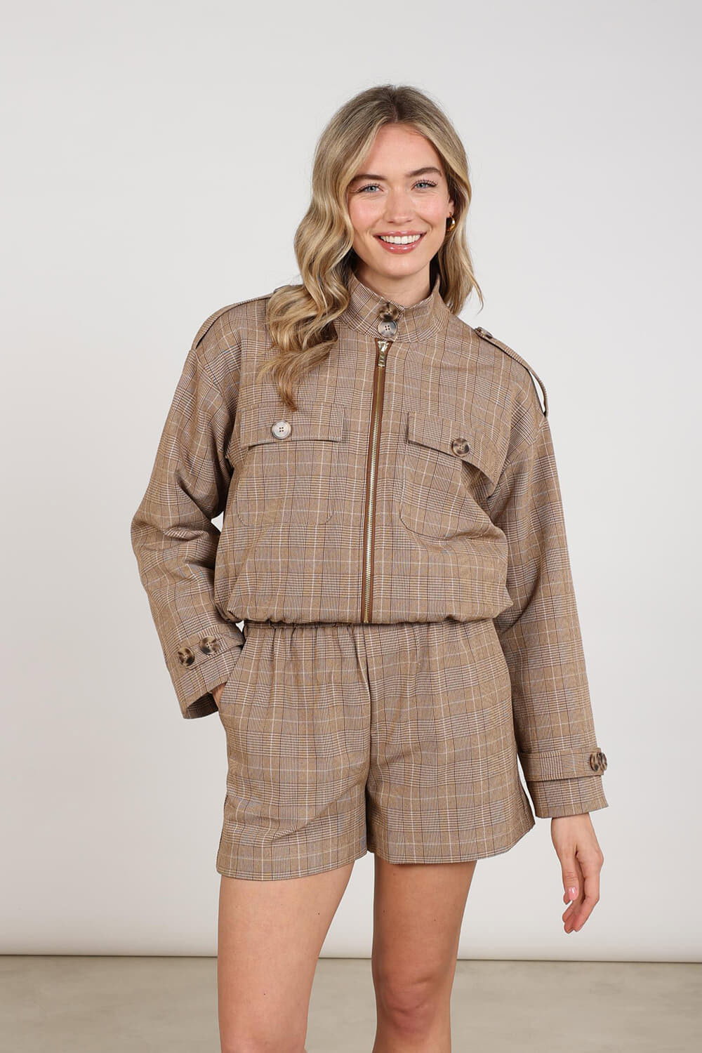 Nukus Blazer Bruin dames