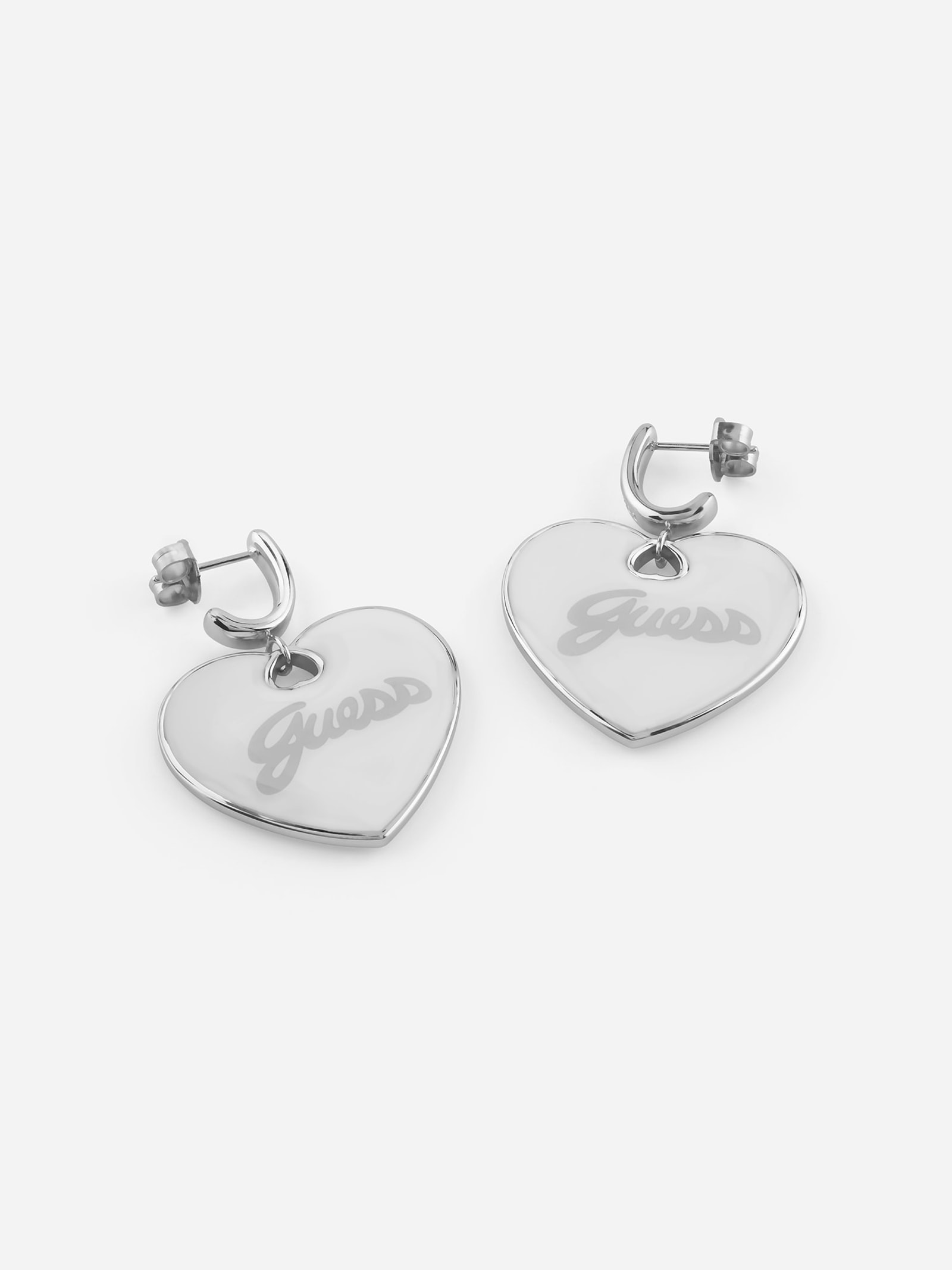 Guess Oorbellen Vintage Guess in zilver