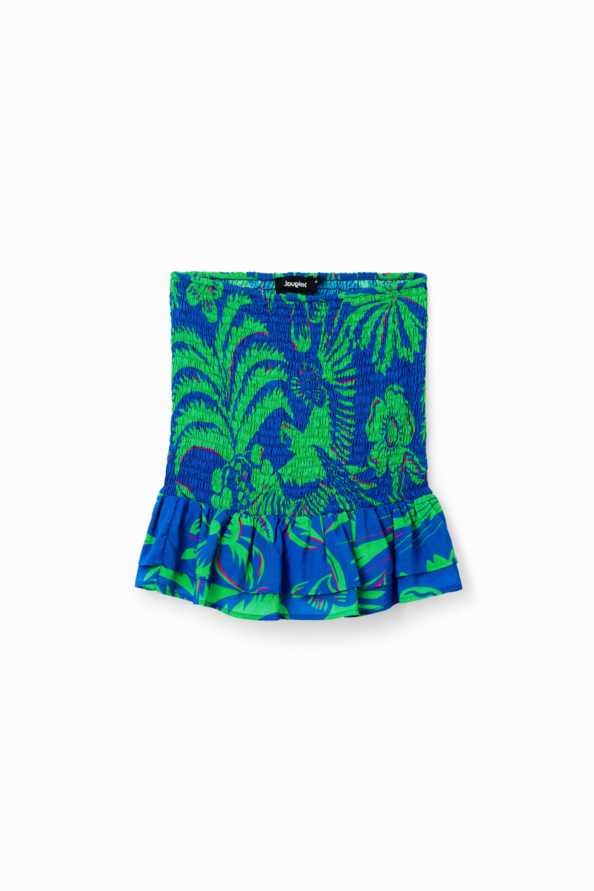 Desigual Tropische slim fit minirok