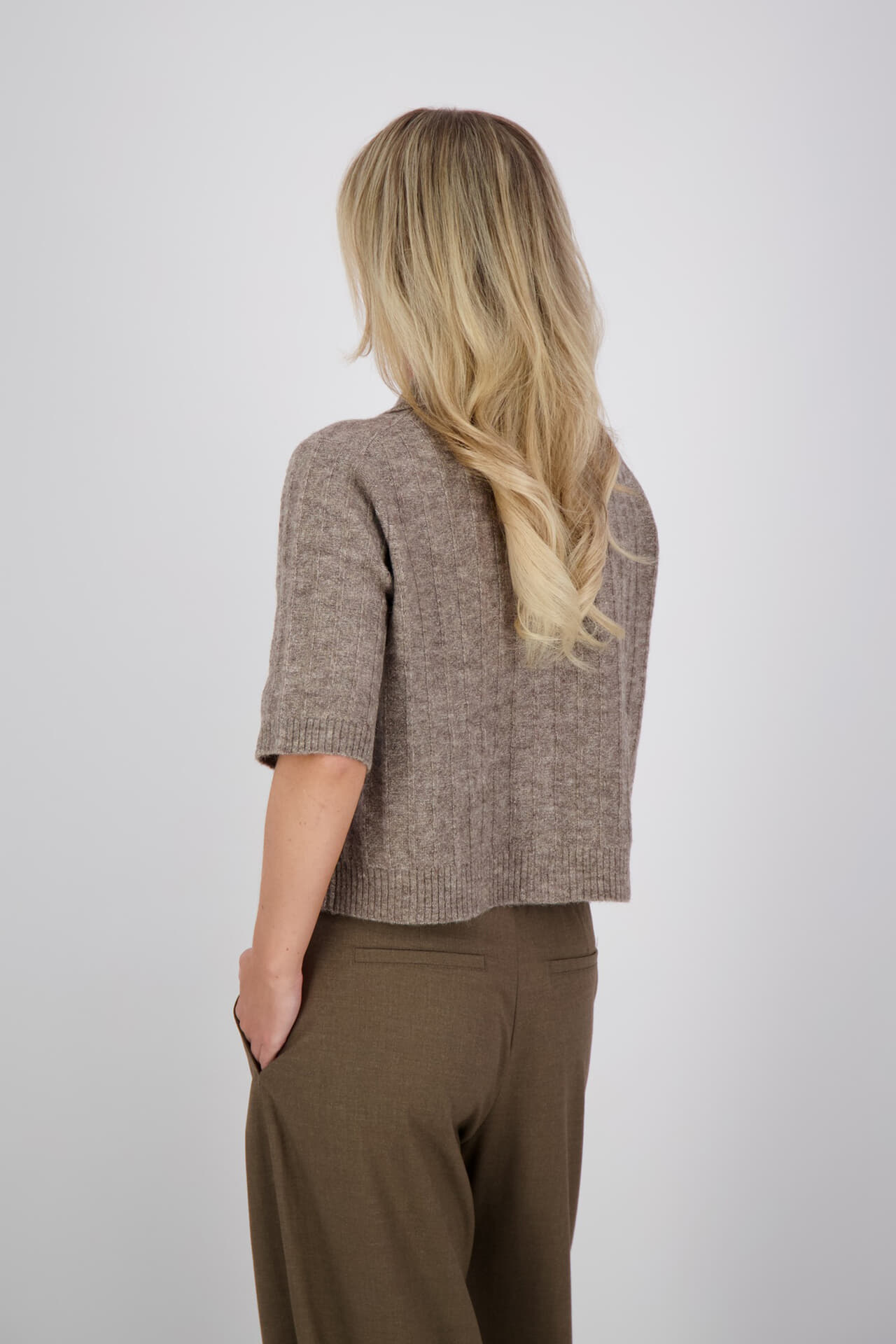 Summum Vest Taupe dames