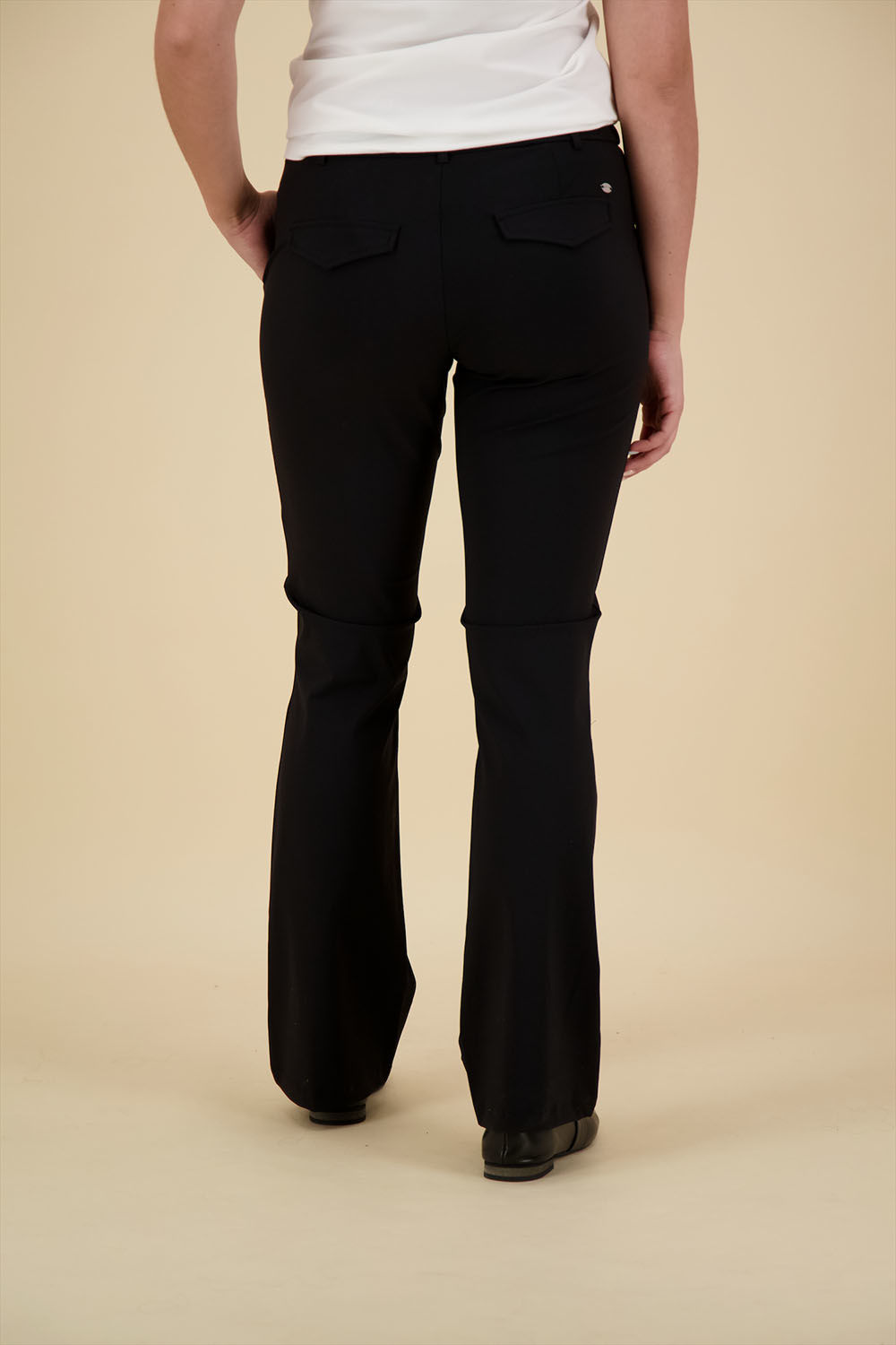 Lady Day Pantalon Poppy Flared Zwart dames