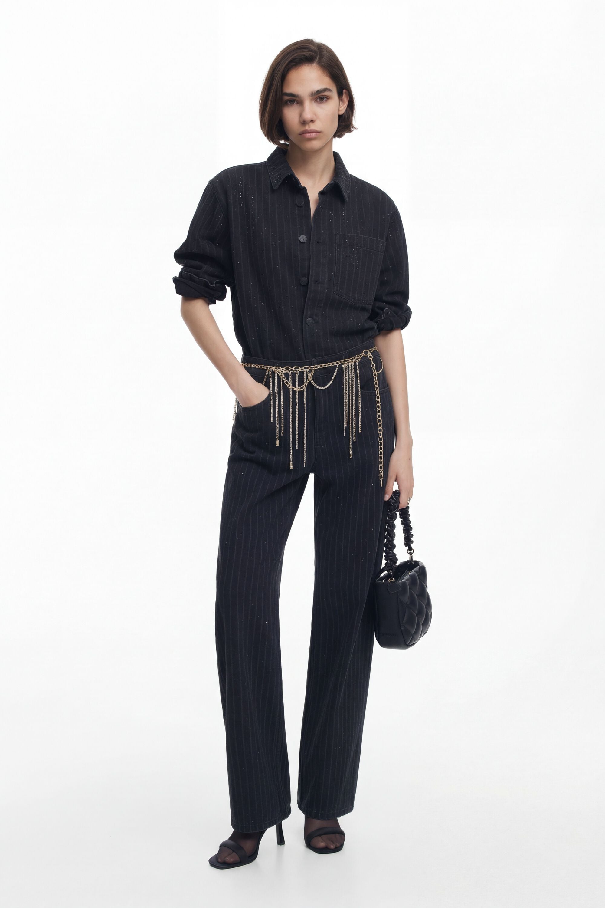 Desigual Denim truckerjack voor dames in marine