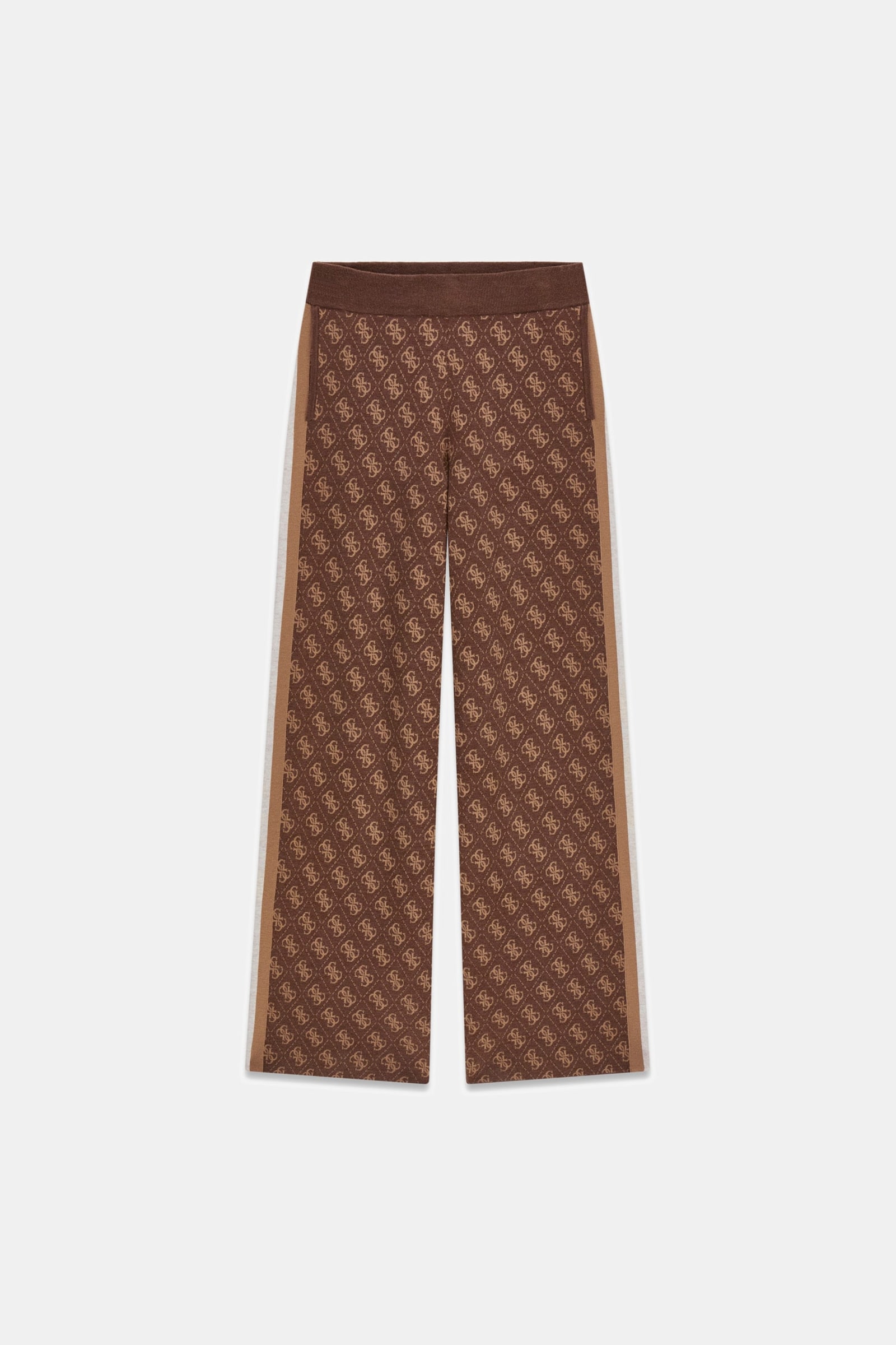 Guess 4G-Sweatbroek Met Wijde Pijpen in bruin