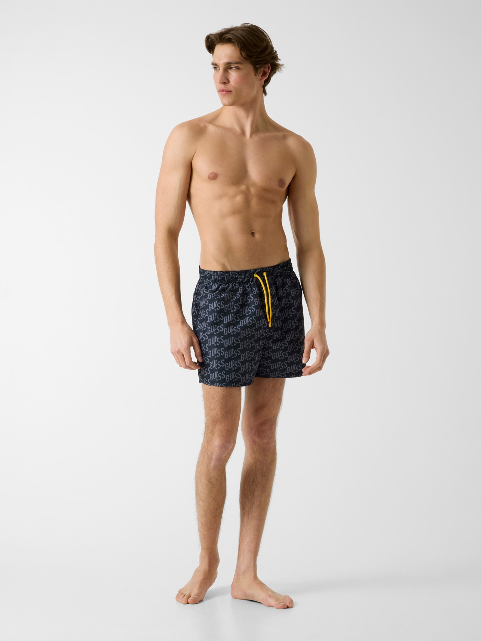 Guess Geprinte Logo Zwembroek