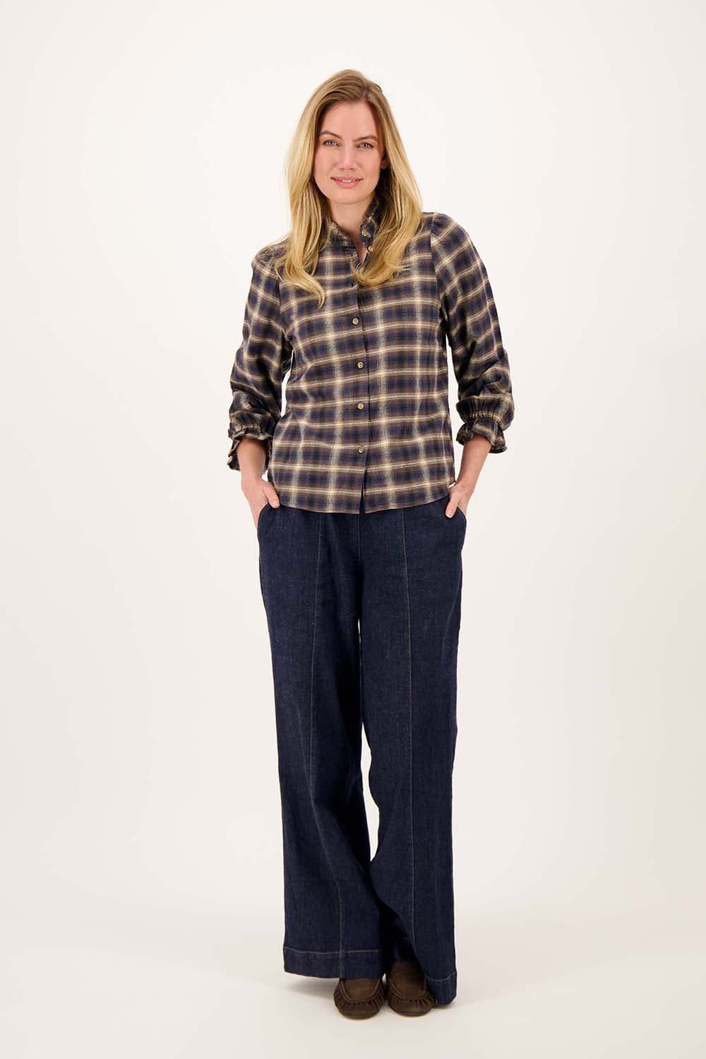 Zusss Blouse Bruin dames