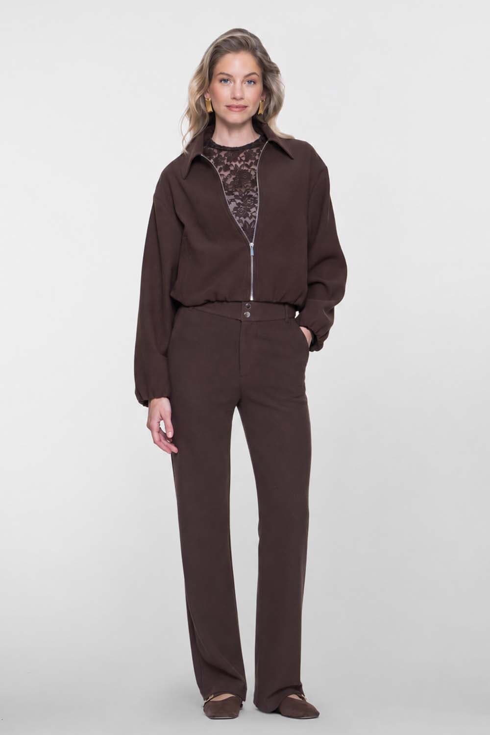 Geisha Broek Comfy Bruin dames