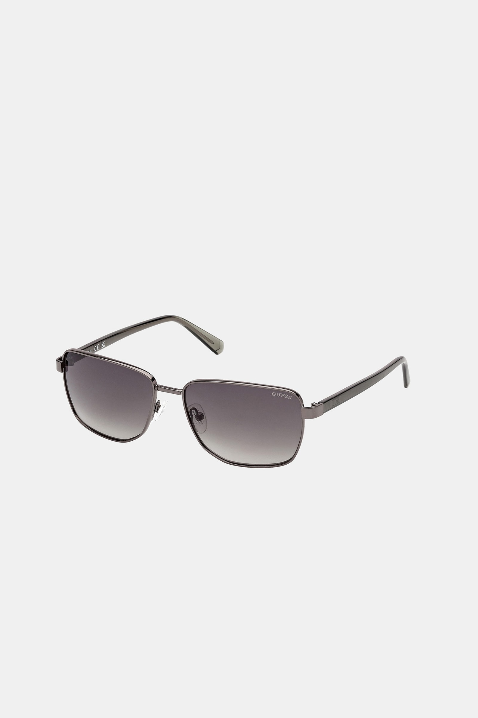 Guess Rechthoekige Zonnebrillen for men in grijs