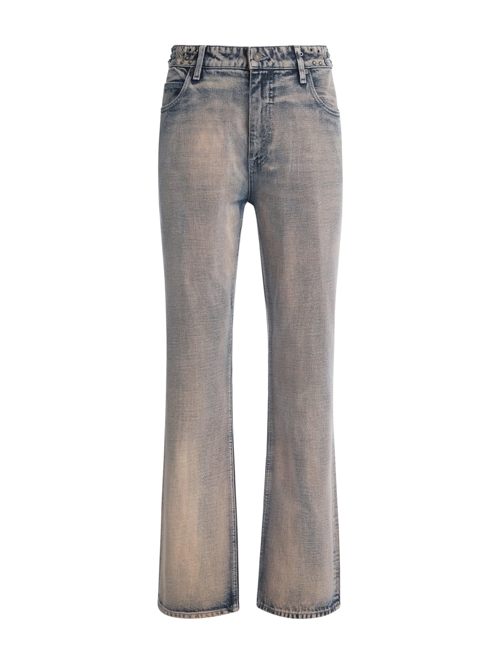Guess Wijd Uitlopende Jeans Normale Taille for men in grijs