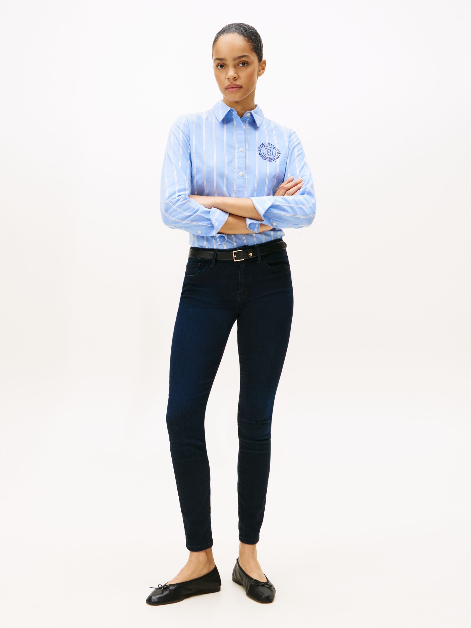 Tommy Hilfiger Como medium rise skinny jeans in marine