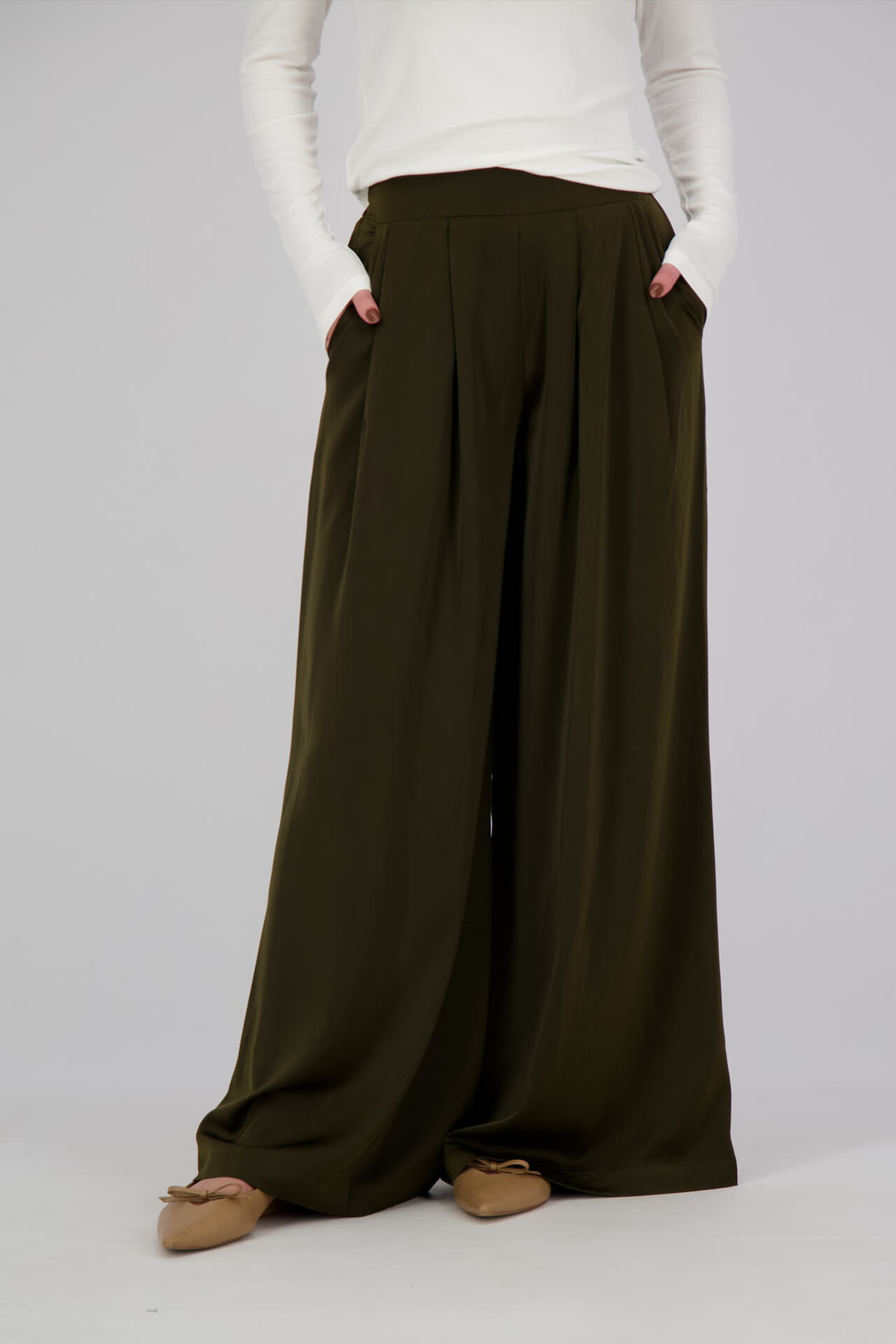 Vive La Femme Broek Daphne Groen dames