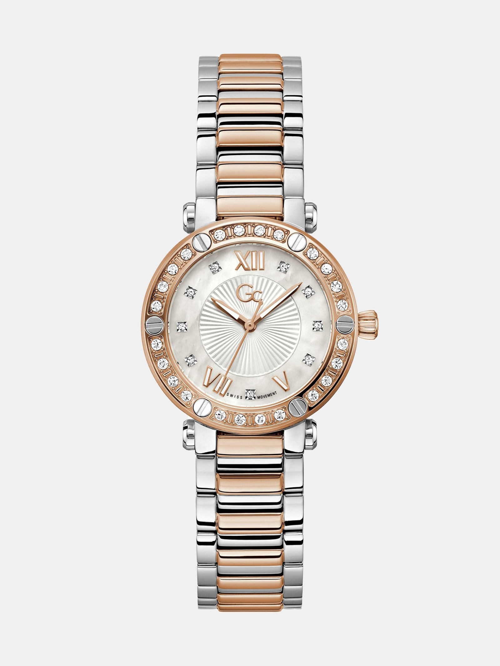 Guess Gc Analoog Horloge Van Roestvrij Staal in zilver