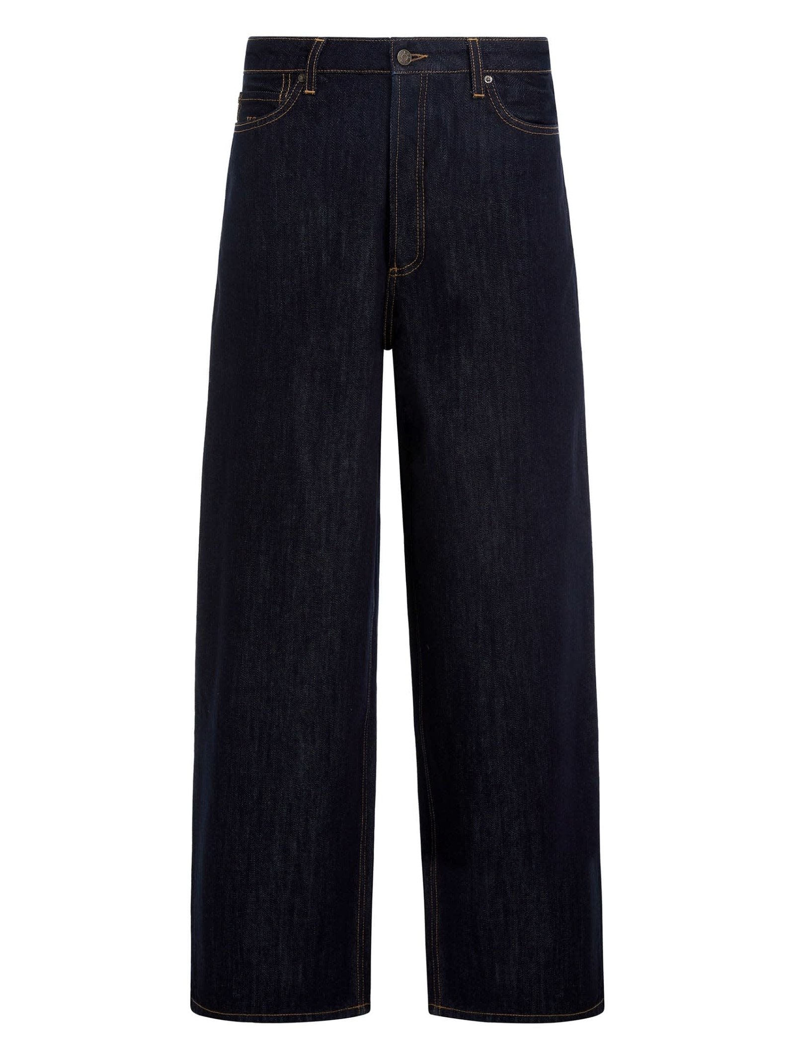 Guess Jeans Met Mid-Rise En Losse Pasvorm in blauw