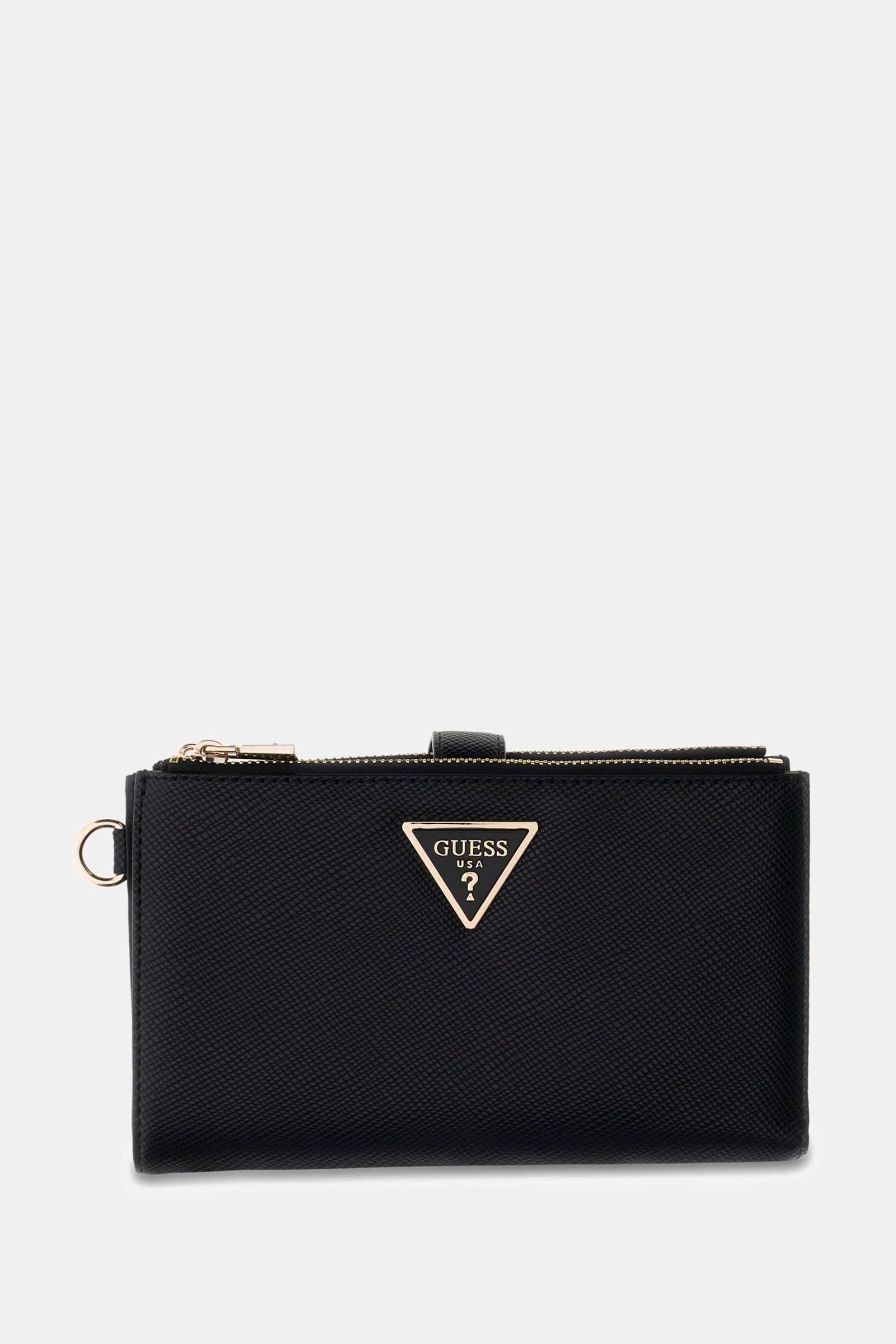 Guess Portemonnee Laurel Saffiano in zwart