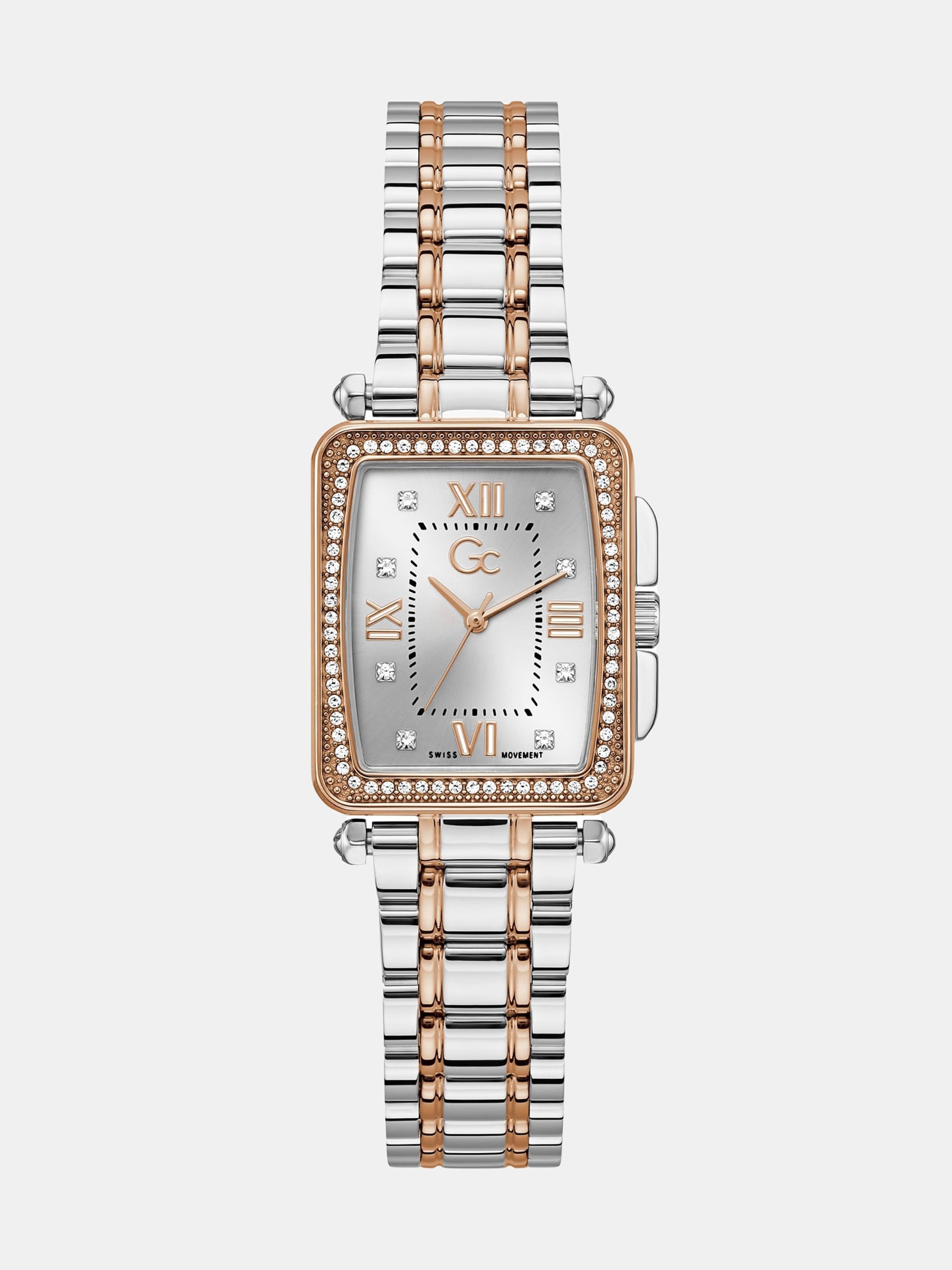 Guess Gc Analoog Horloge Van Roestvrij Staal in zilver