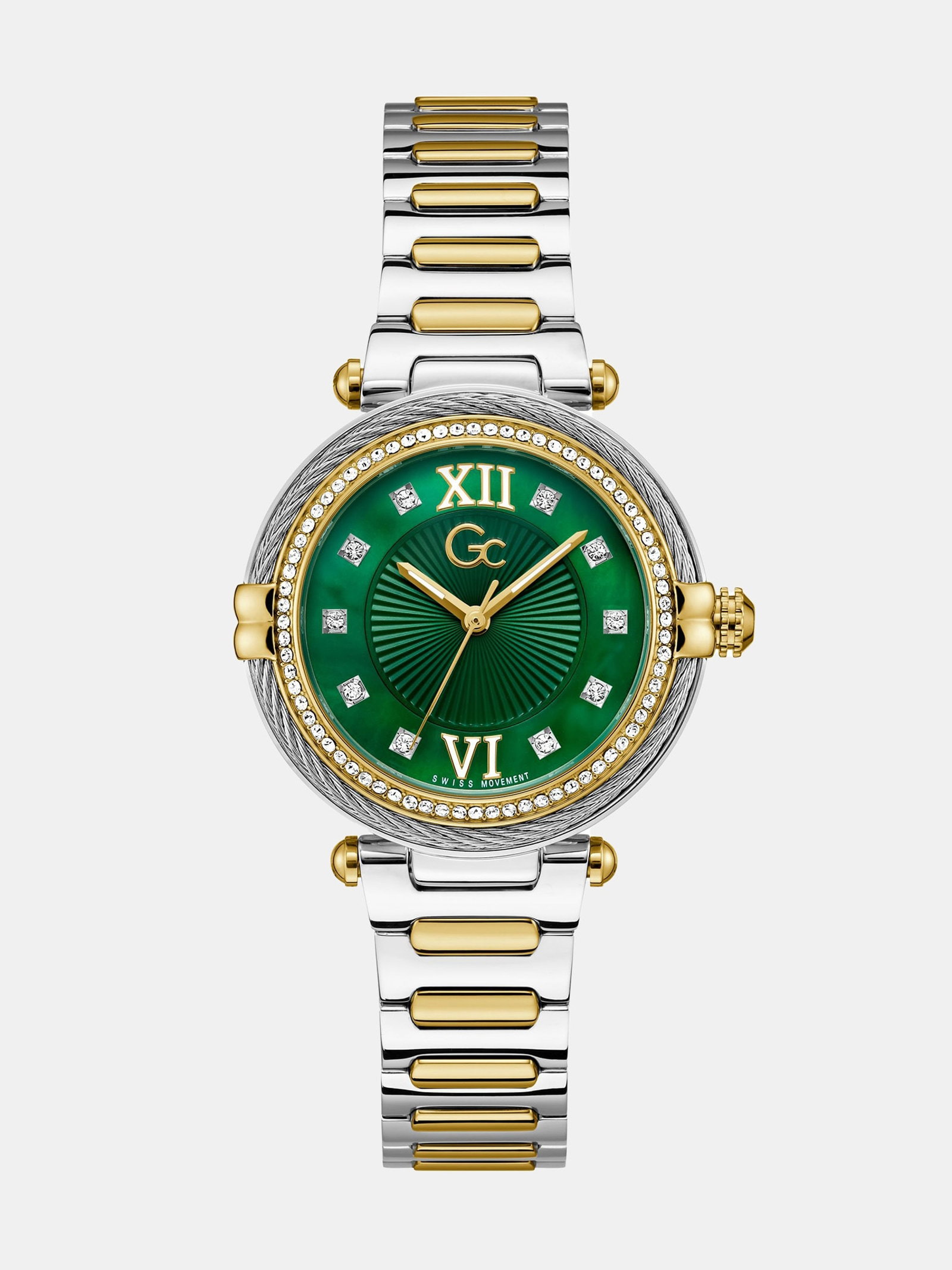 Guess Gc Horloge Van Roestvrij Staal in groen