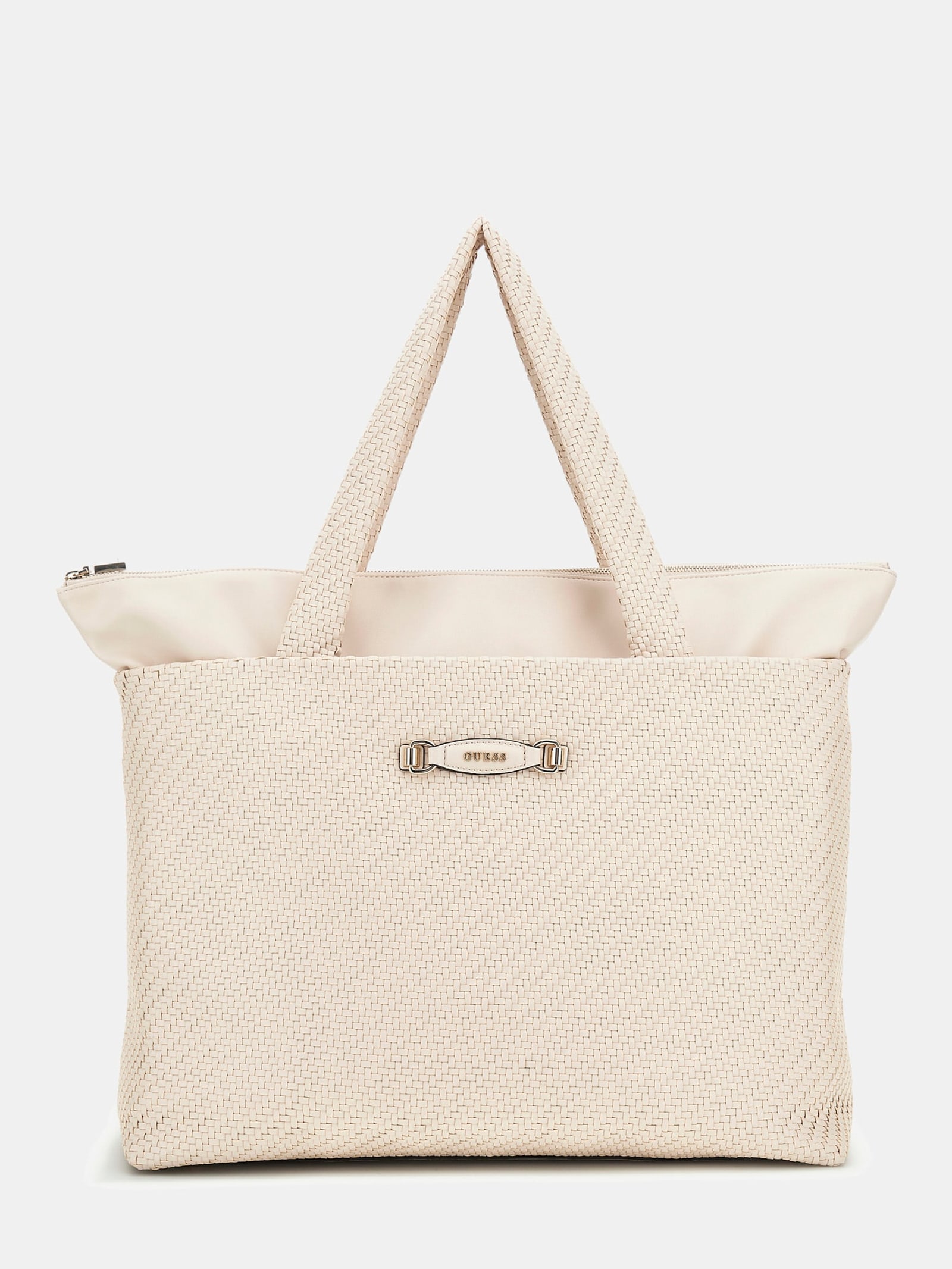 Guess Weekendtas Francy Gevlochten