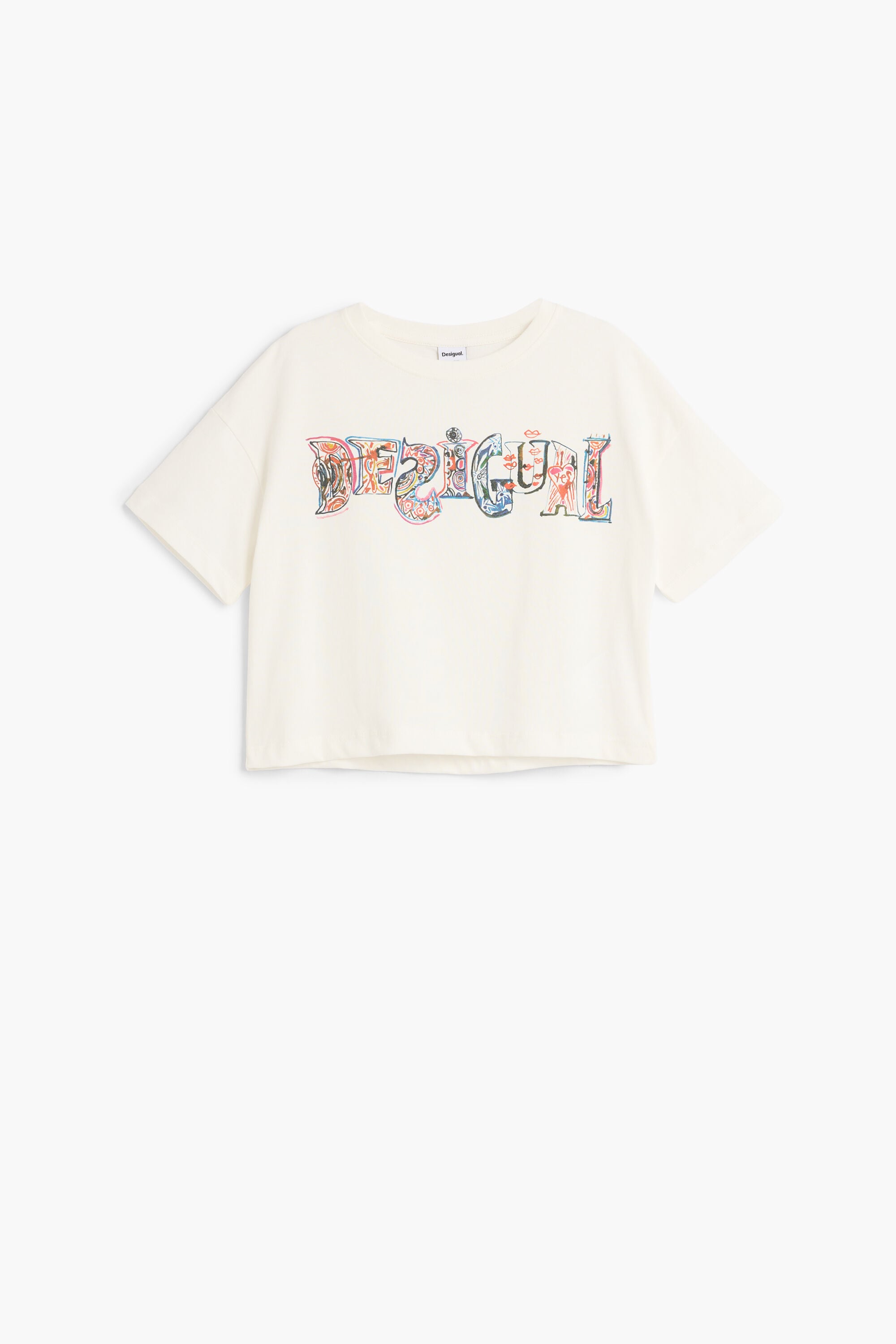 Desigual Katoenen T-shirt met logo