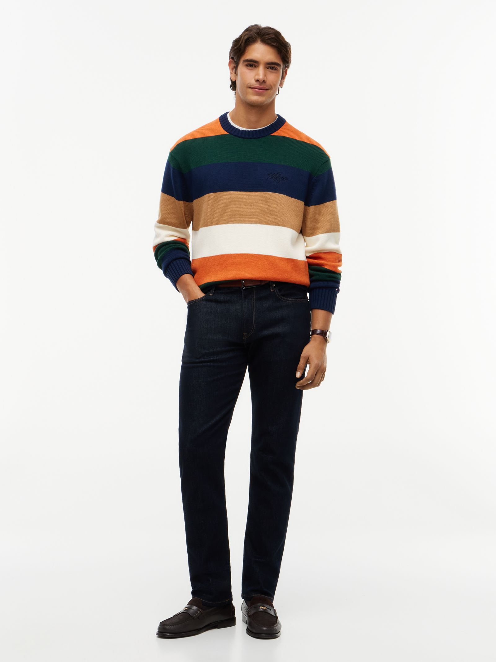Tommy Hilfiger Denton slim straight jeans van lyocellmix
