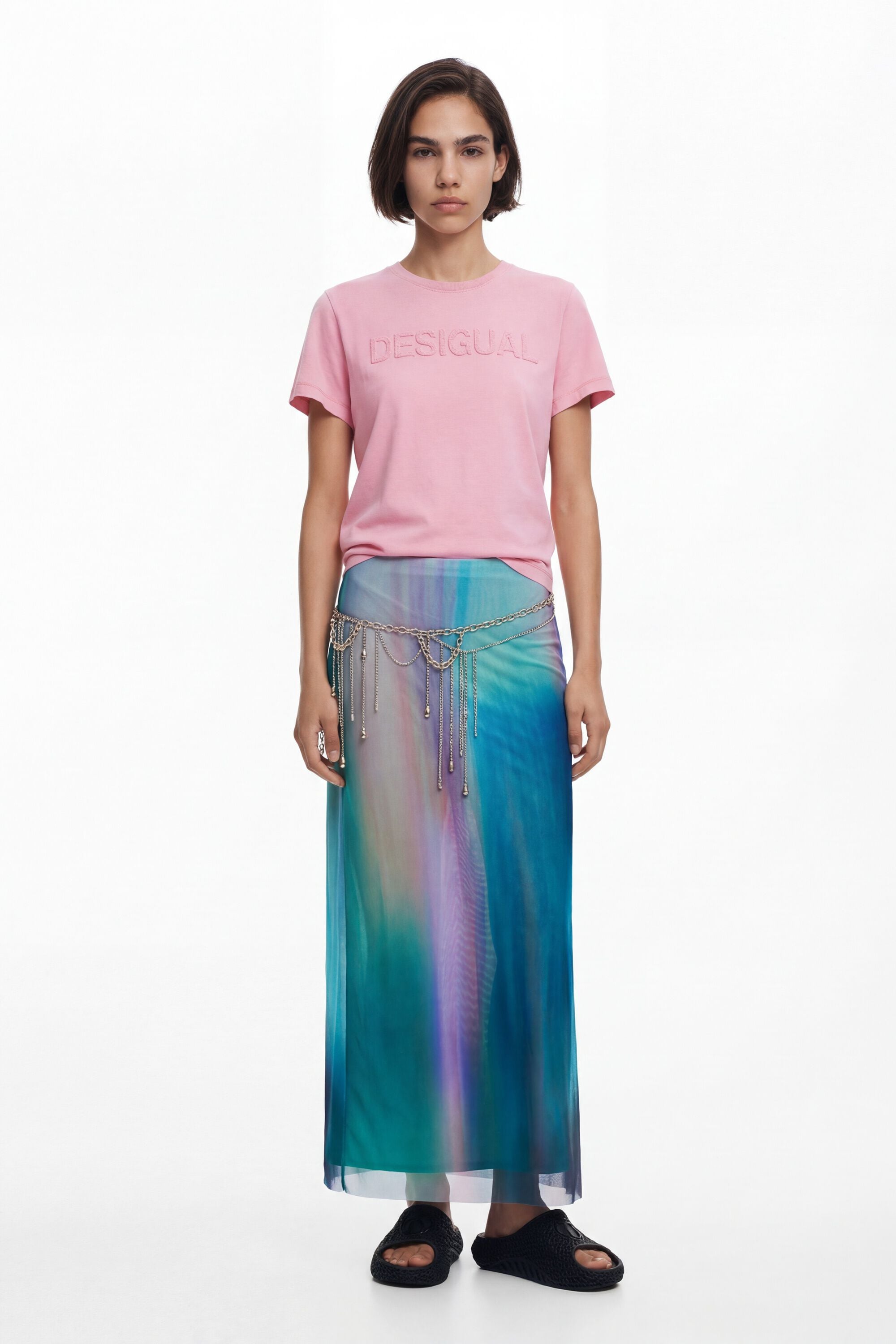 Desigual Tule rok met vervagingseffect