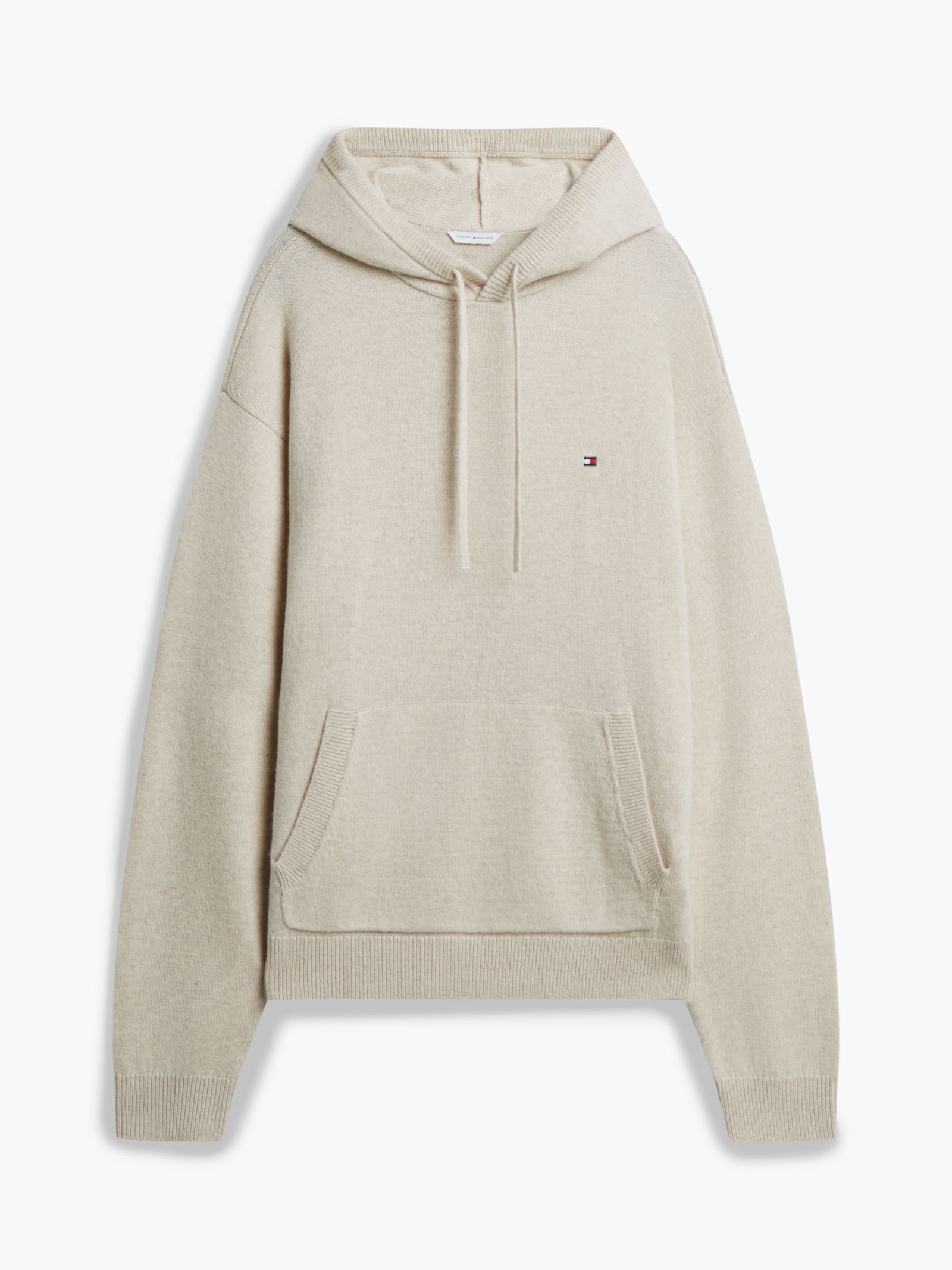 Tommy Hilfiger TH Original gebreide loungehoodie van wolmix