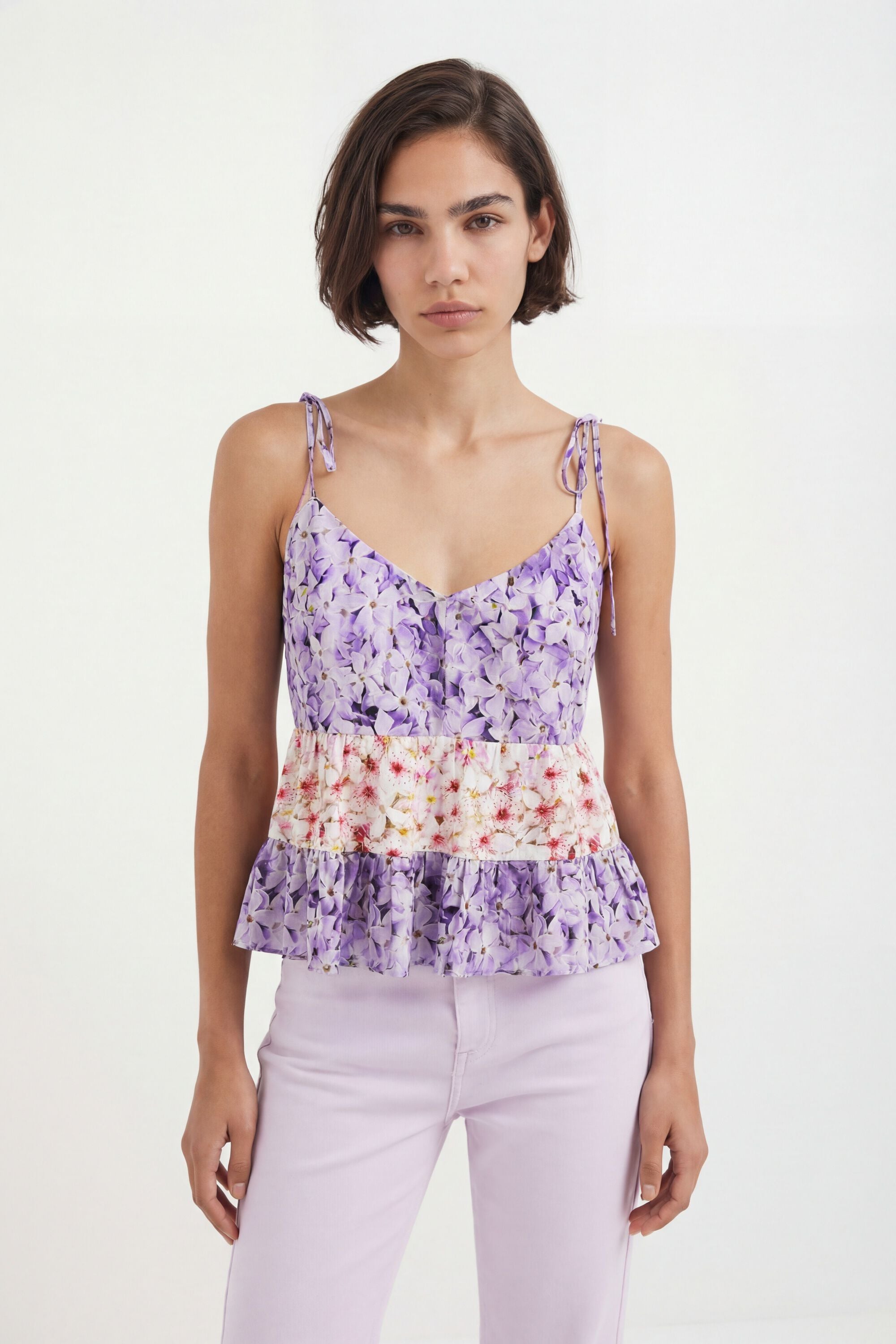 Desigual Singlet met bloemen