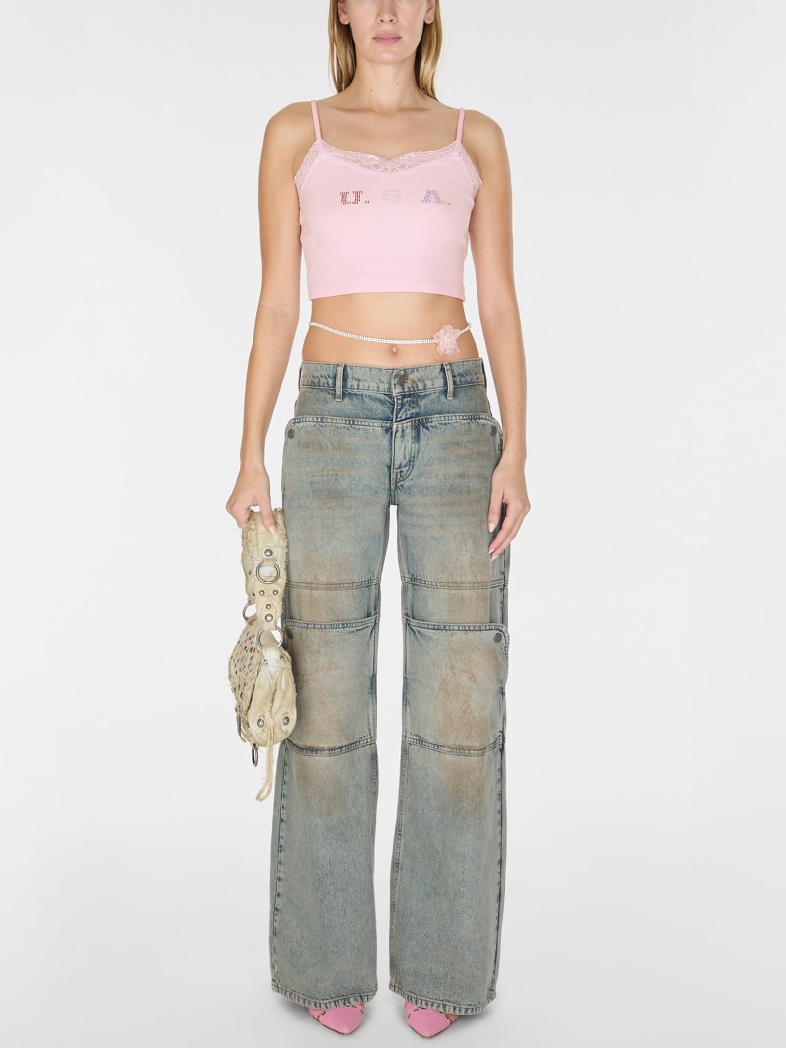 Guess Utility-Jeans Met Wijde Pijpen