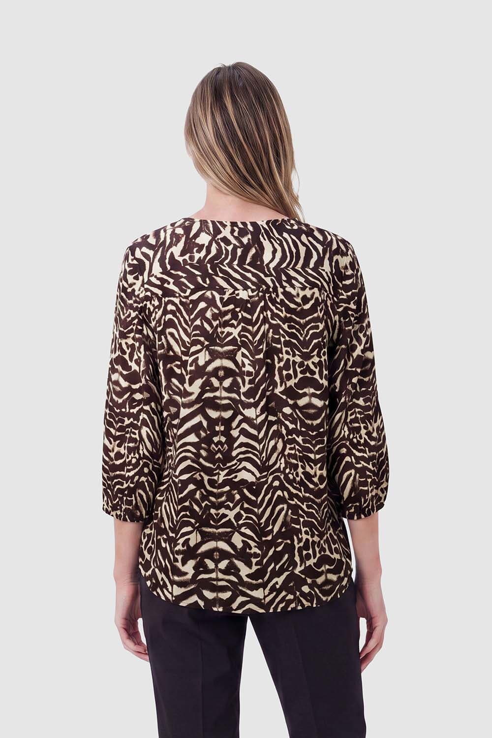 Freequent Malene brown blouse for women