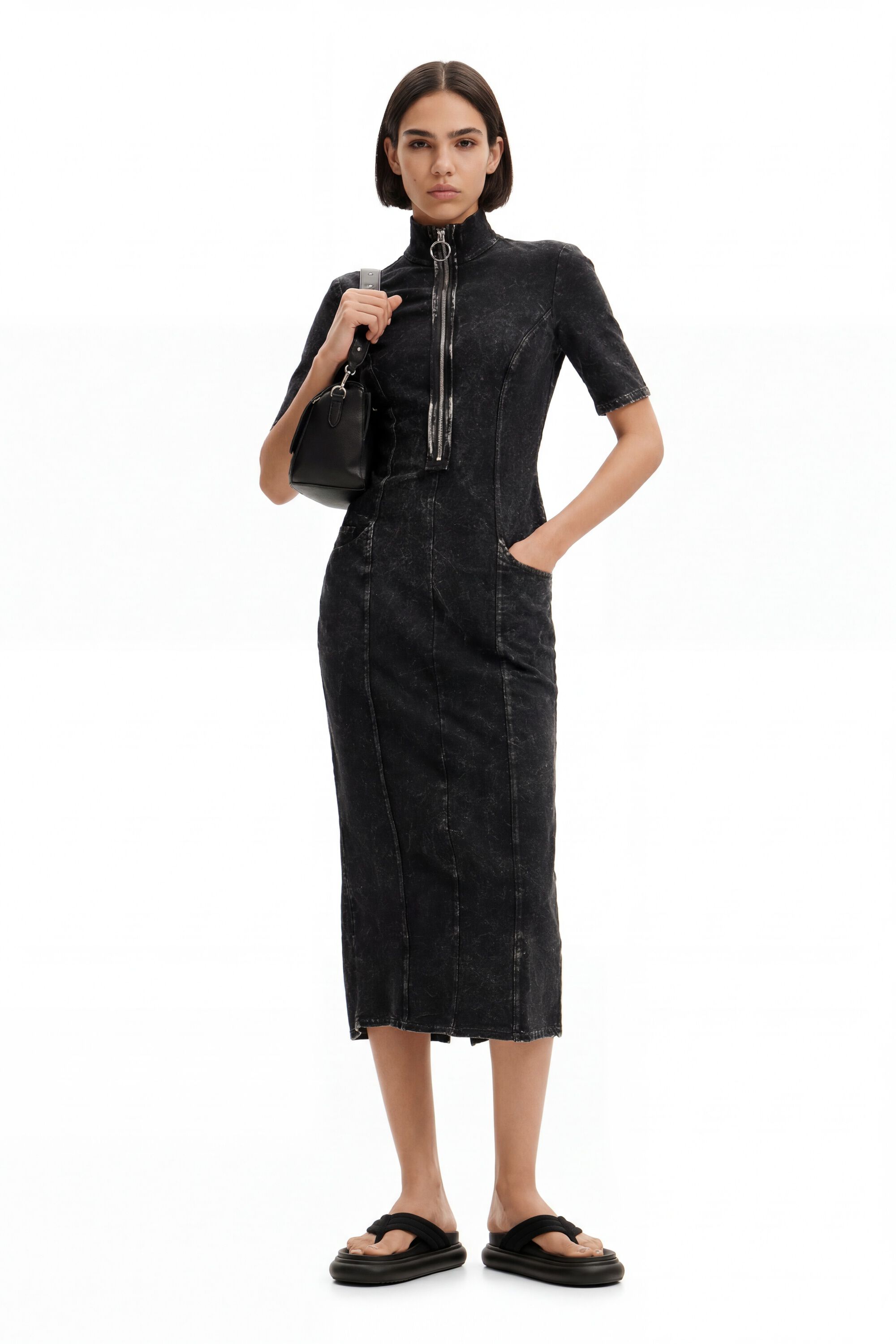 Desigual Denim midijurk